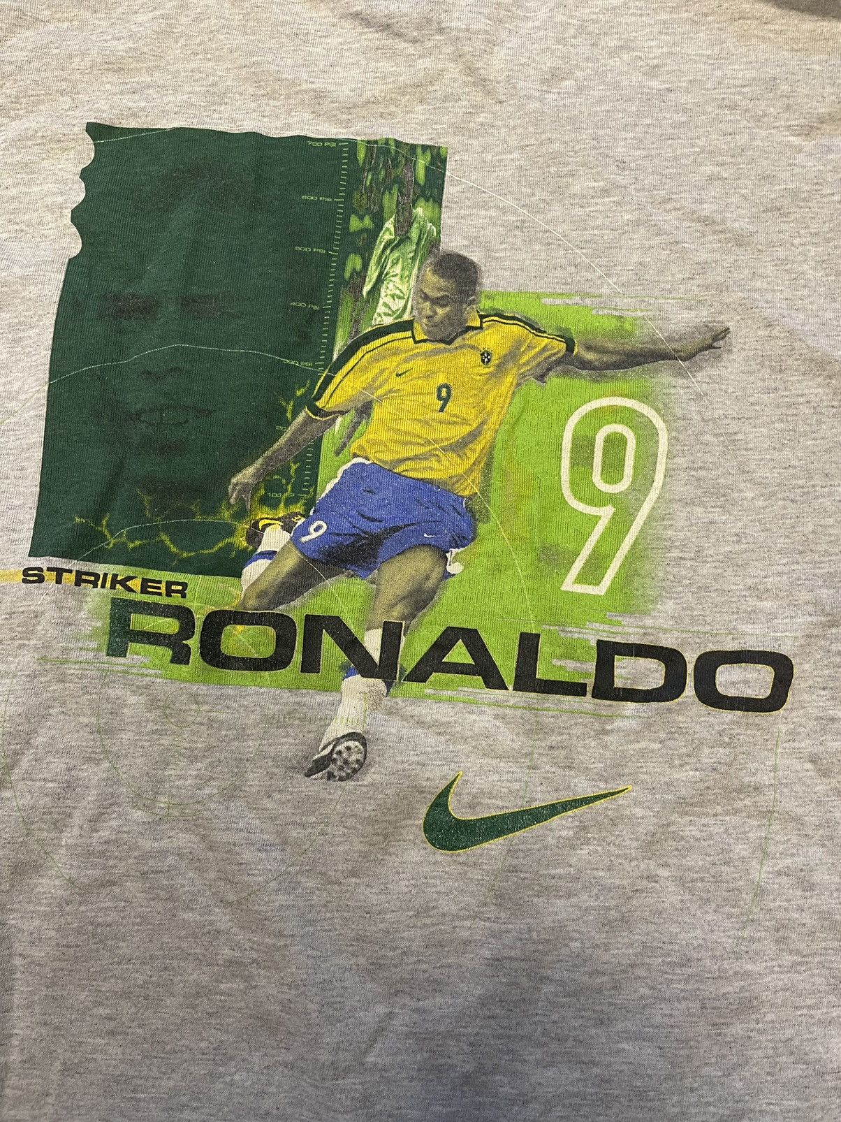 Nike × Vintage Vintage NIKE R9 RONALDO BRAZIL T SHIRT Size US L / EU 52-54 / 3 - 3 Thumbnail