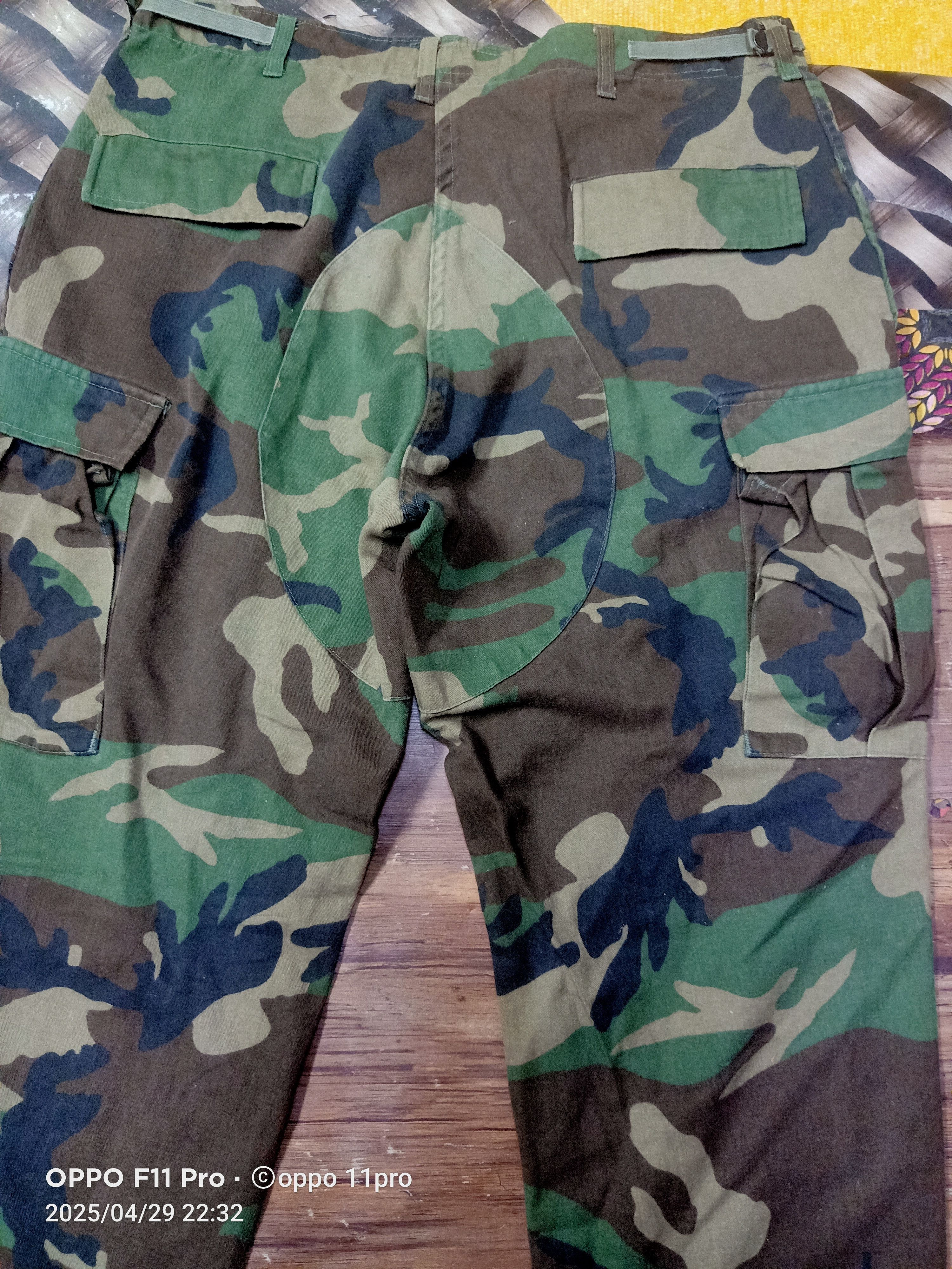 Designer × Vintage Camoflage Woodlands Vintage PRoPper Size US 37 - 2 Thumbnail