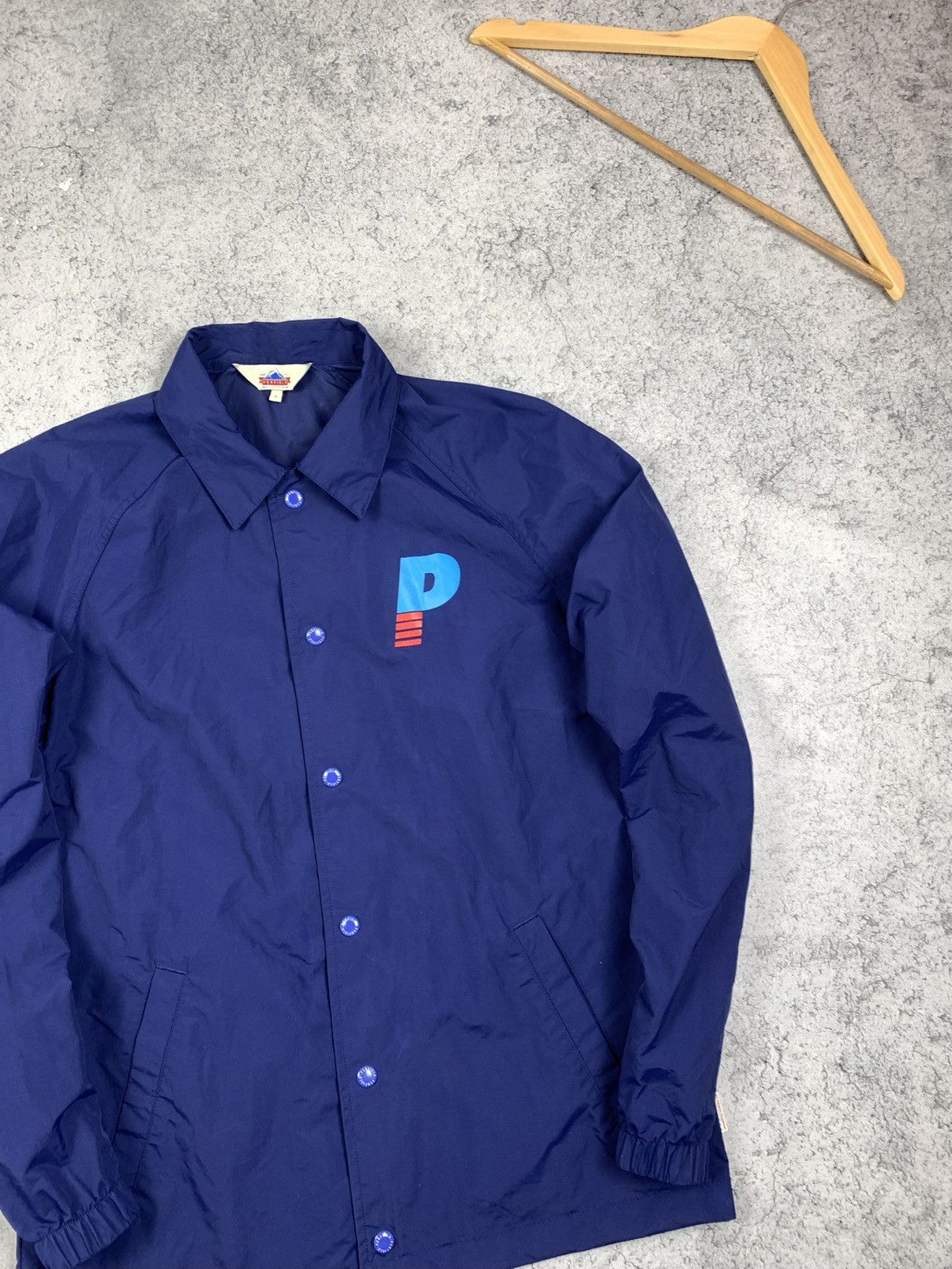 Penfield Penfield Big Logo Nylon Navy Coach Jacket Mens Size S Size US S / EU 44-46 / 1 - 2 Thumbnail