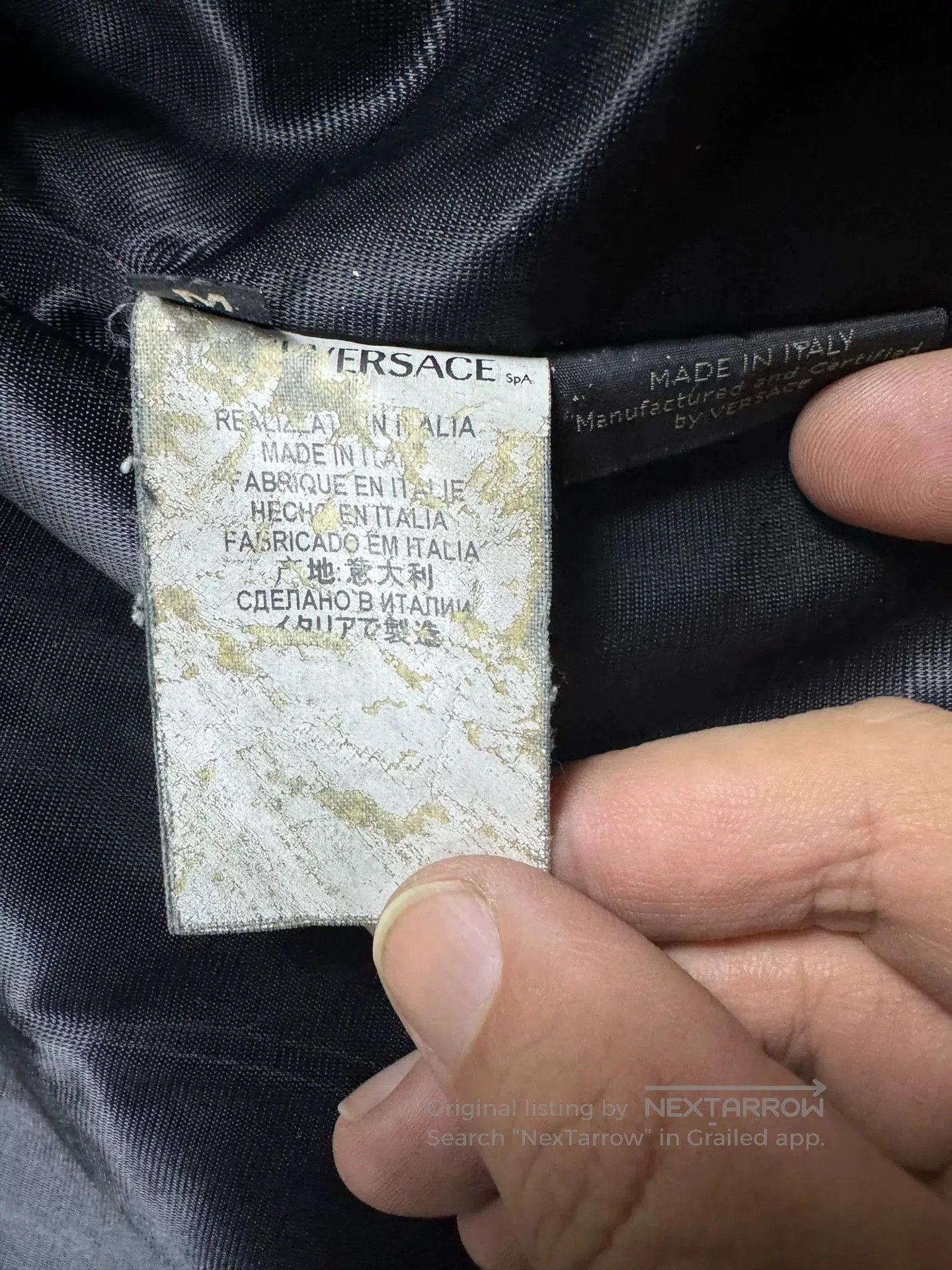 Versace Versace Limited Edition Leather Jacket. Size US M / EU 48-50 / 2 - 5 Thumbnail