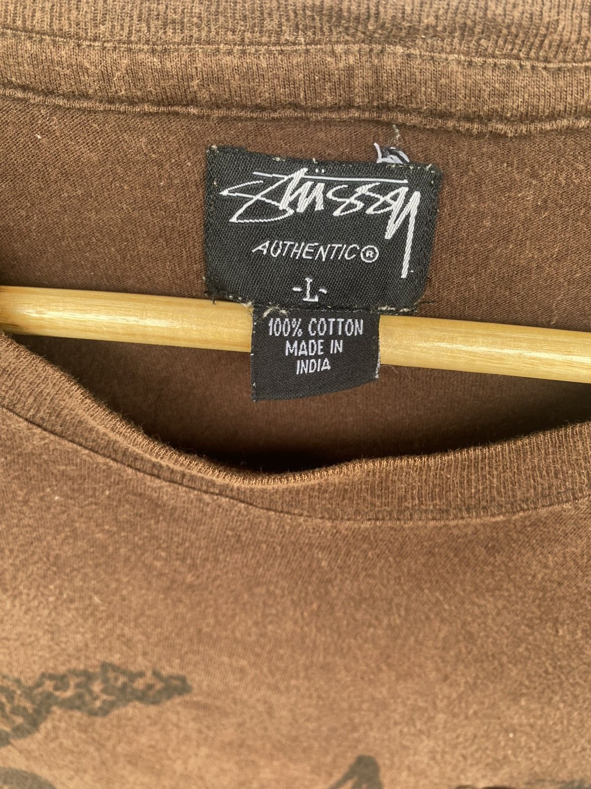 Stussy Vintage 90’s Stussy Pocket T-Shirt Size US L / EU 52-54 / 3 - 3 Thumbnail