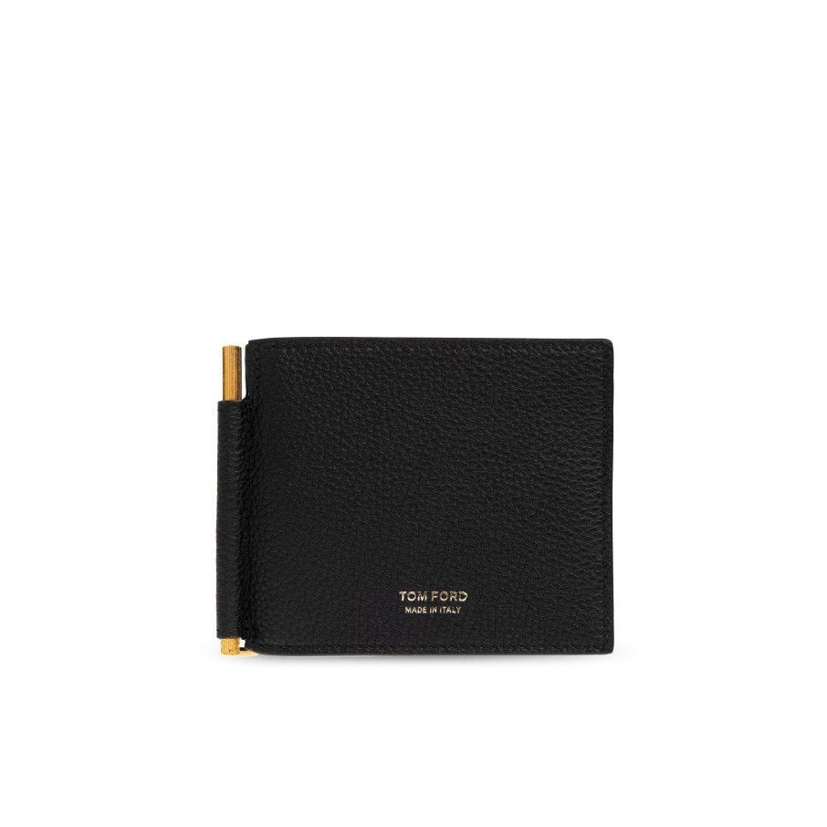 Tom Ford TOM FORD Black Foldable Leather Wallet New & Authentic Size ONE SIZE - 1 Thumbnail