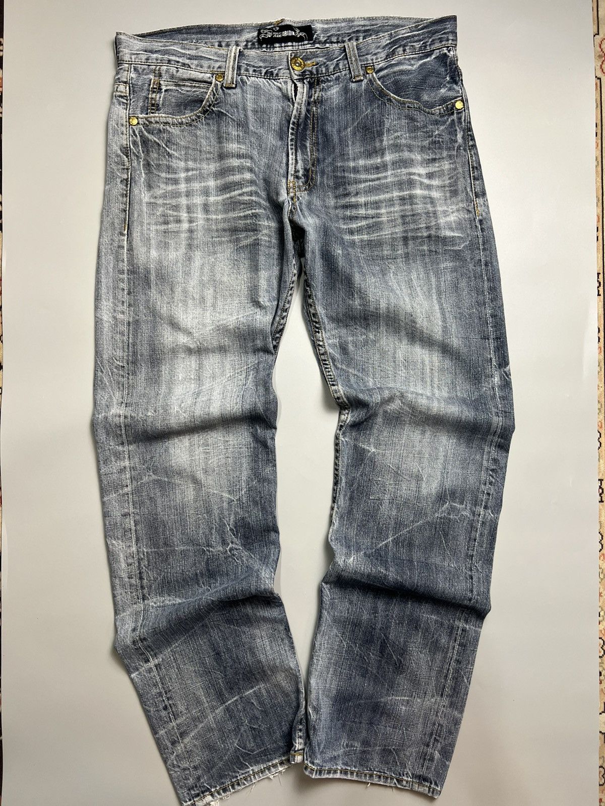 Japanese Brand × Seditionaries × Vintage Vintage Oririn Y2K Studded Denim Size US 37 - 5 Thumbnail