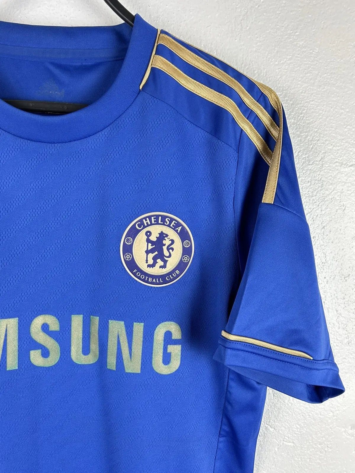 Adidas Adidas x Chelsea FC 2012/13 Home Kit Soccer Jersey In Blue Size US S / EU 44-46 / 1 - 2 Thumbnail