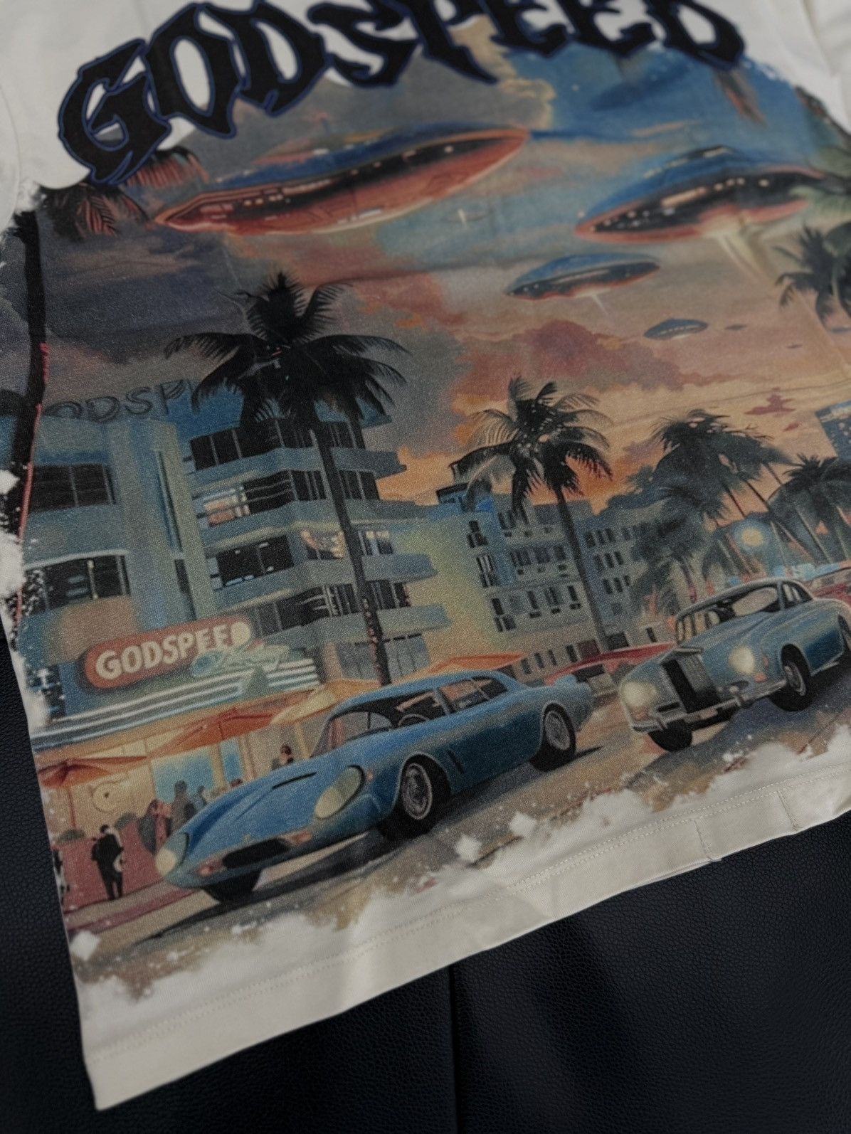 Godspeed Godspeed UFO Miami Tee Shirt Size M (NEW) Size US M / EU 48-50 / 2 - 3 Thumbnail