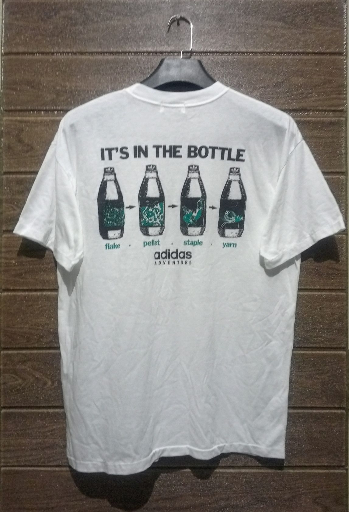 Adidas Vtg 90s Adidas Adventure Single Stitch Single Pocket Tee Size US L / EU 52-54 / 3 - 1 Thumbnail