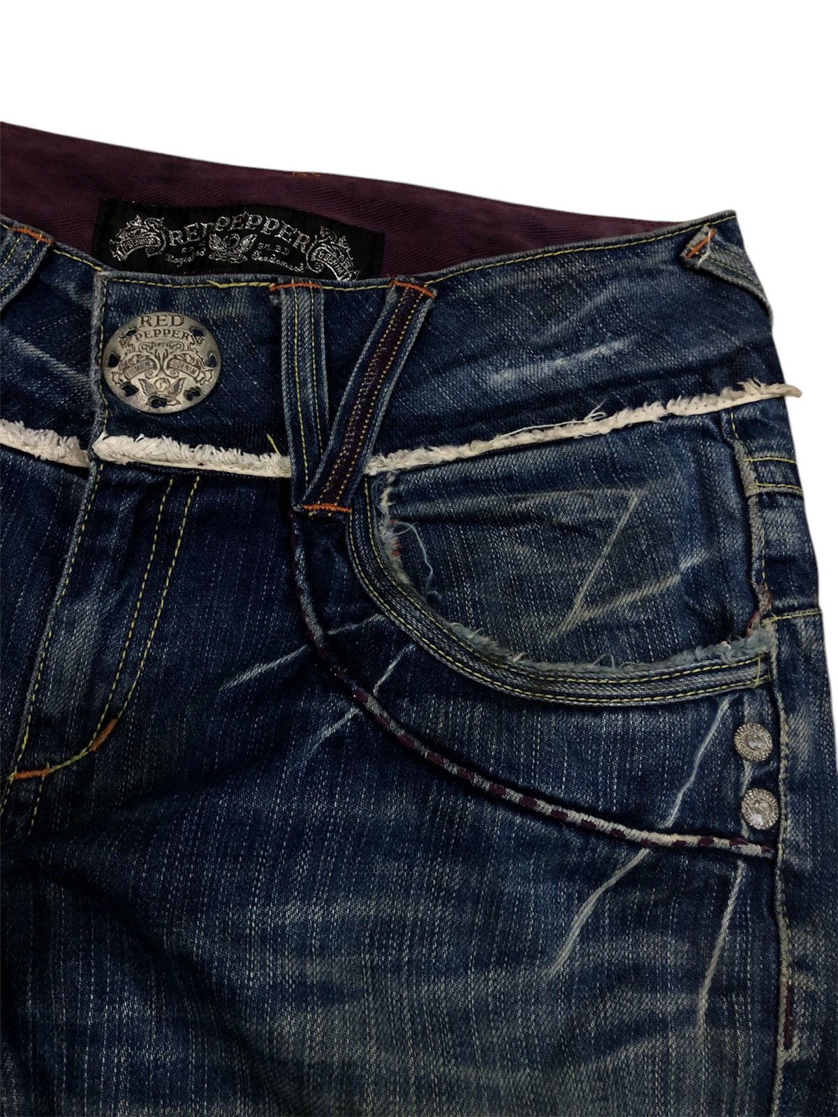 Blue Blue Japan × Designer × Japanese Brand Vintage Red Pepper Gold Label R.P 262, L.B.D Size US 30 / EU 46 - 15 Thumbnail