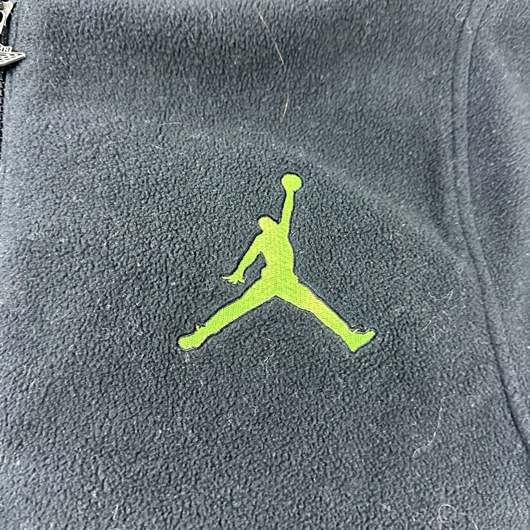 Jordan Brand VINTAGE Jordan Nike Air Chicago Full Zip Bomber Jacket Mens XL Black Green 243363 001 Size US XL / EU 56 / 4 - 6 Thumbnail