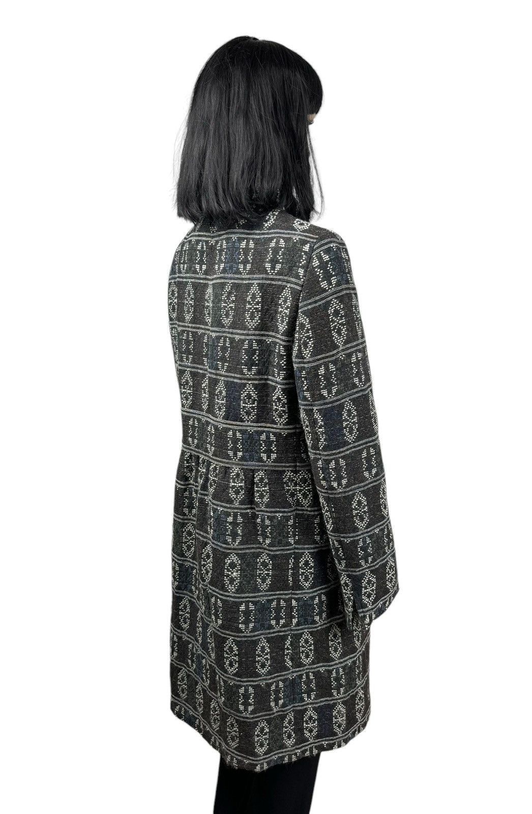 Akris Akris Punto Knit Wool-Viscose Coat Ornament Printed Size XL / US 12-14 / IT 48-50 - 12 Thumbnail