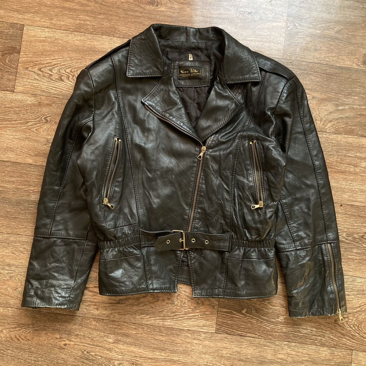 20471120 Archive! AW 2000- 20471120 x Hyoma- Leather Biker Jacket