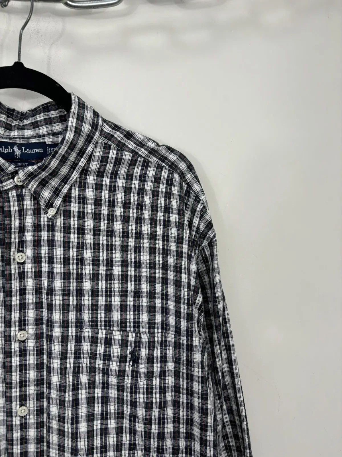 Polo Ralph Lauren × Ralph Lauren × Vintage Vintage Polo Ralph Lauren Big Checkered Luxury Shirt Size US XL / EU 56 / 4 - 3 Thumbnail