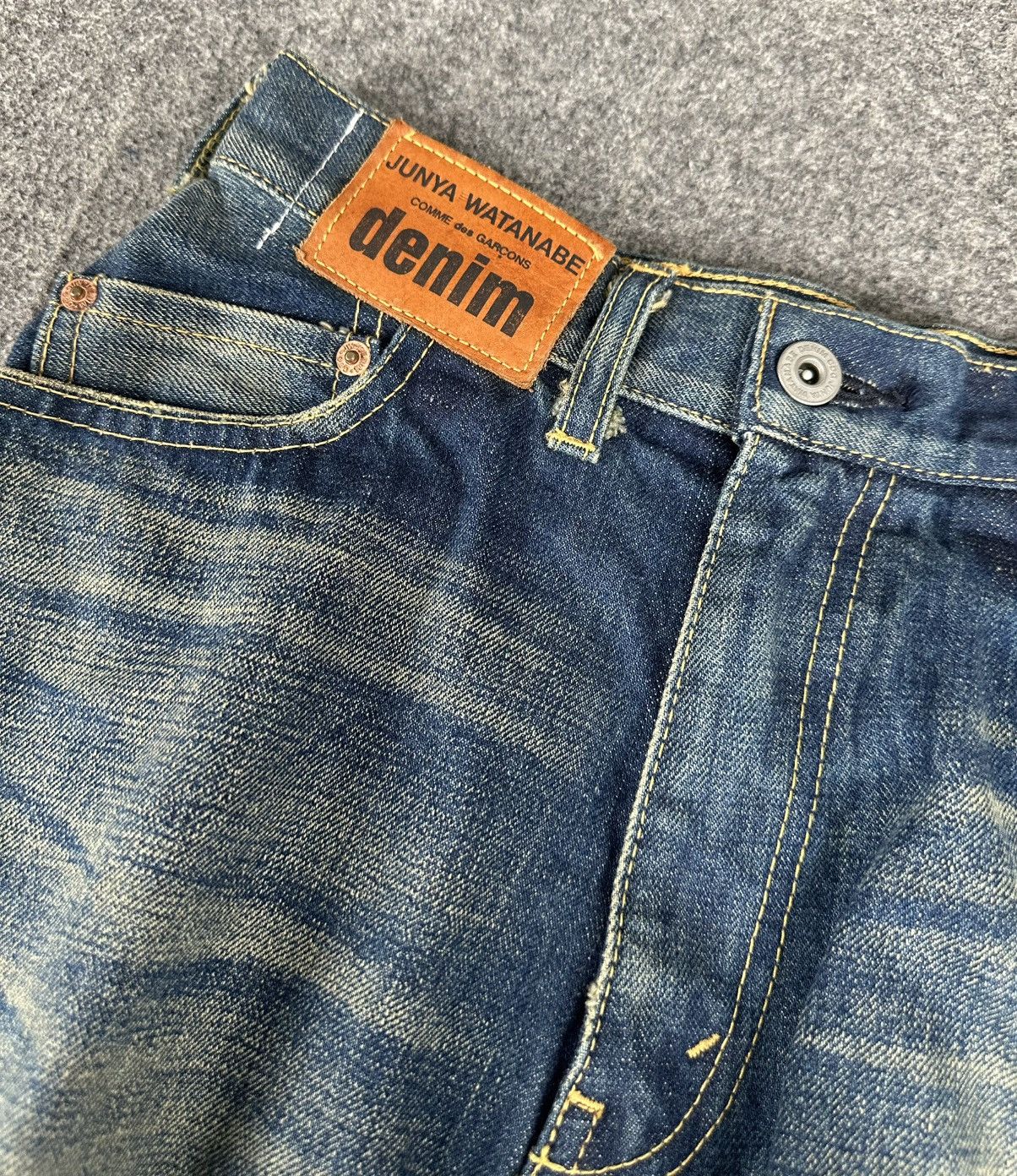 Junya Watanabe Junya - Watanabe CDG AD2015 Reconstructed Patch Denim Skirt Size 26" / US 2 / IT 38 - 6 Thumbnail