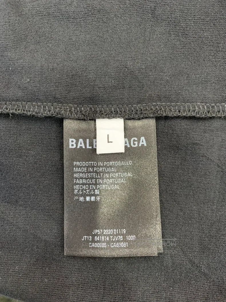 Balenciaga Balenciaga Double B Printed Black Crewneck Short Sleeve Size US L / EU 52-54 / 3 - 6 Thumbnail