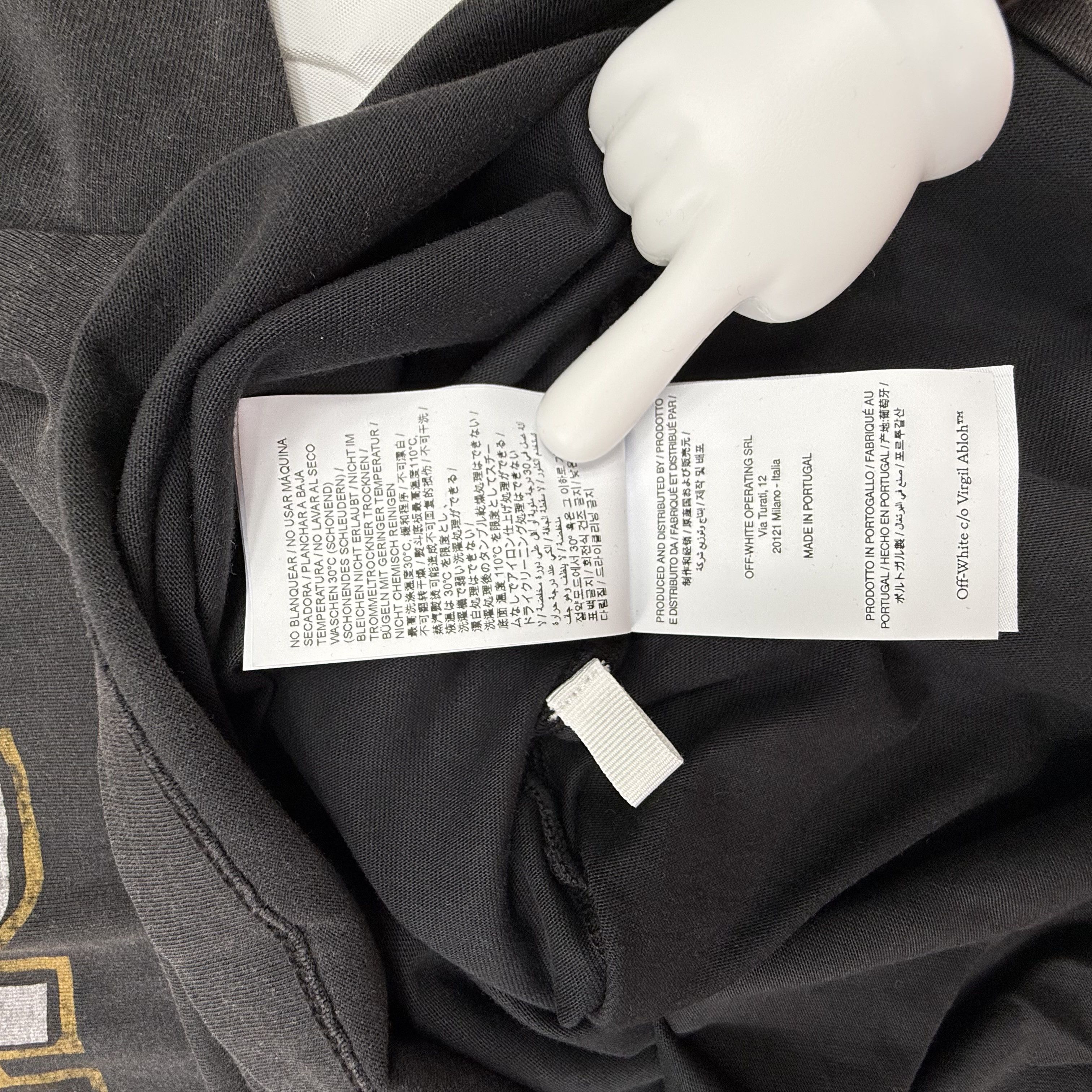 Off-White Off-White Virgil Abloh Caravaggio 2013 Graphic T-Shirt XL Size US XL / EU 56 / 4 - 10 Thumbnail