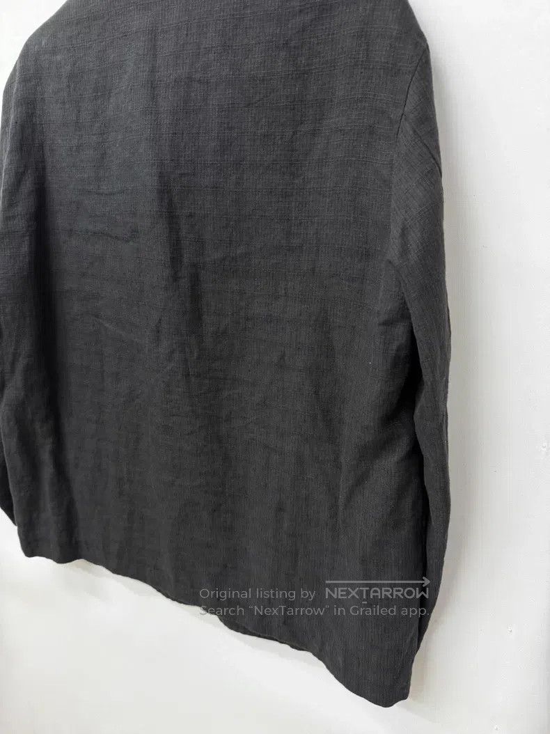 Yohji Yamamoto YOHJI YAMAMOTO Linen Texture Lapel Jacket Size US M / EU 48-50 / 2 - 7 Thumbnail