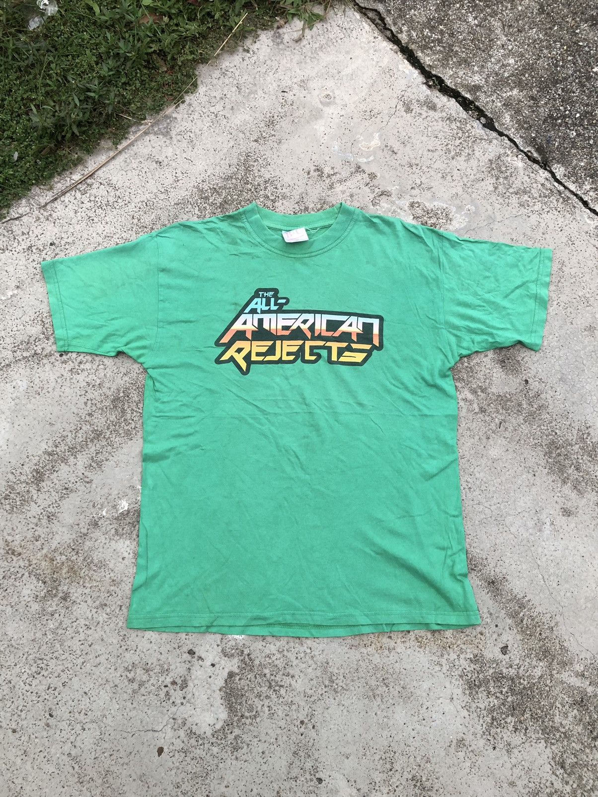 Band Tees × Vintage Y2K SUN FADED THE ALL AMERICAN REJECTS BAND TEE Size US M / EU 48-50 / 2 - 1 Thumbnail