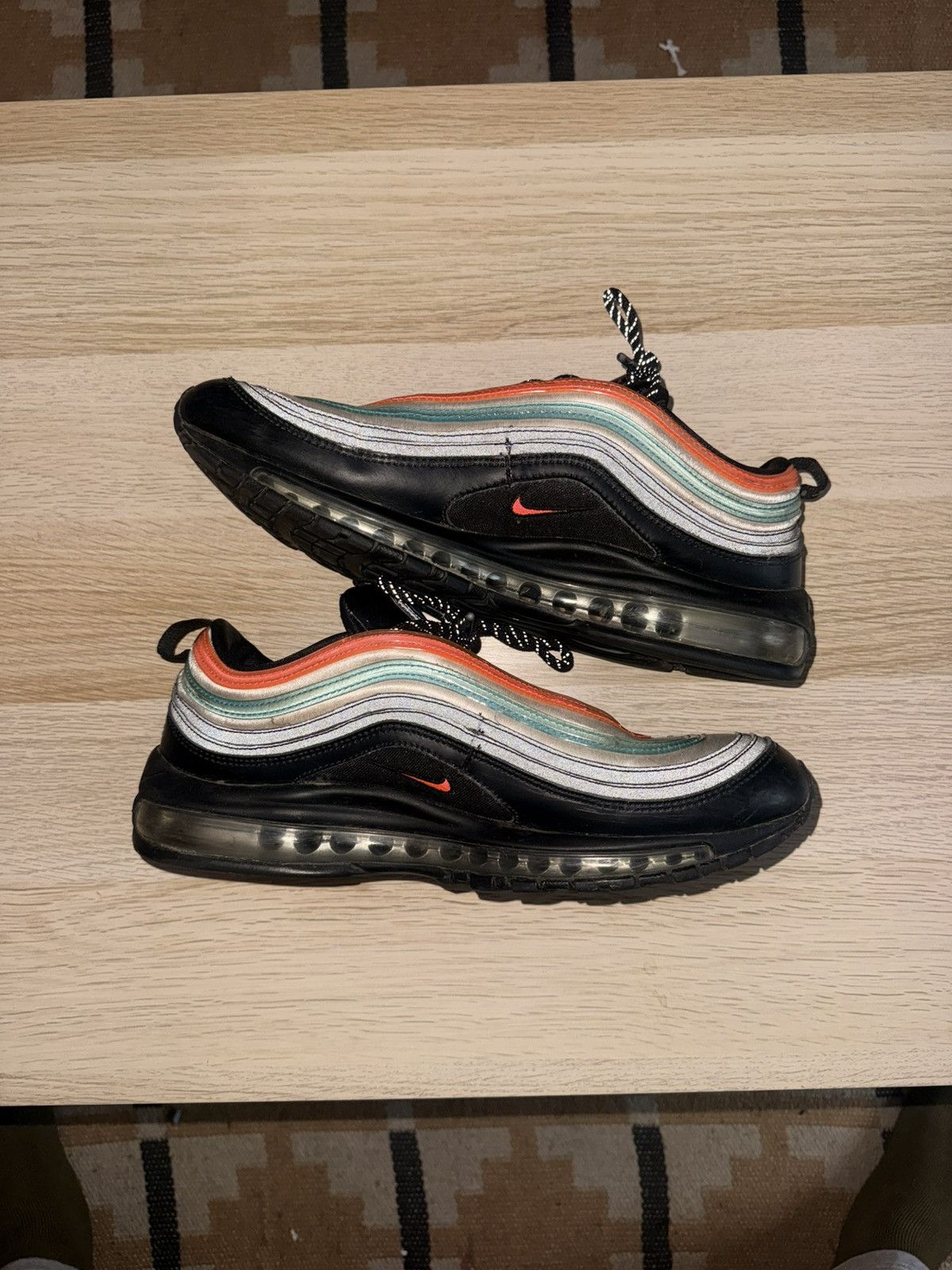 Nike Nike Air Max 97 On Air Neon Seoul Size US 11 / EU 44 - 2 Thumbnail