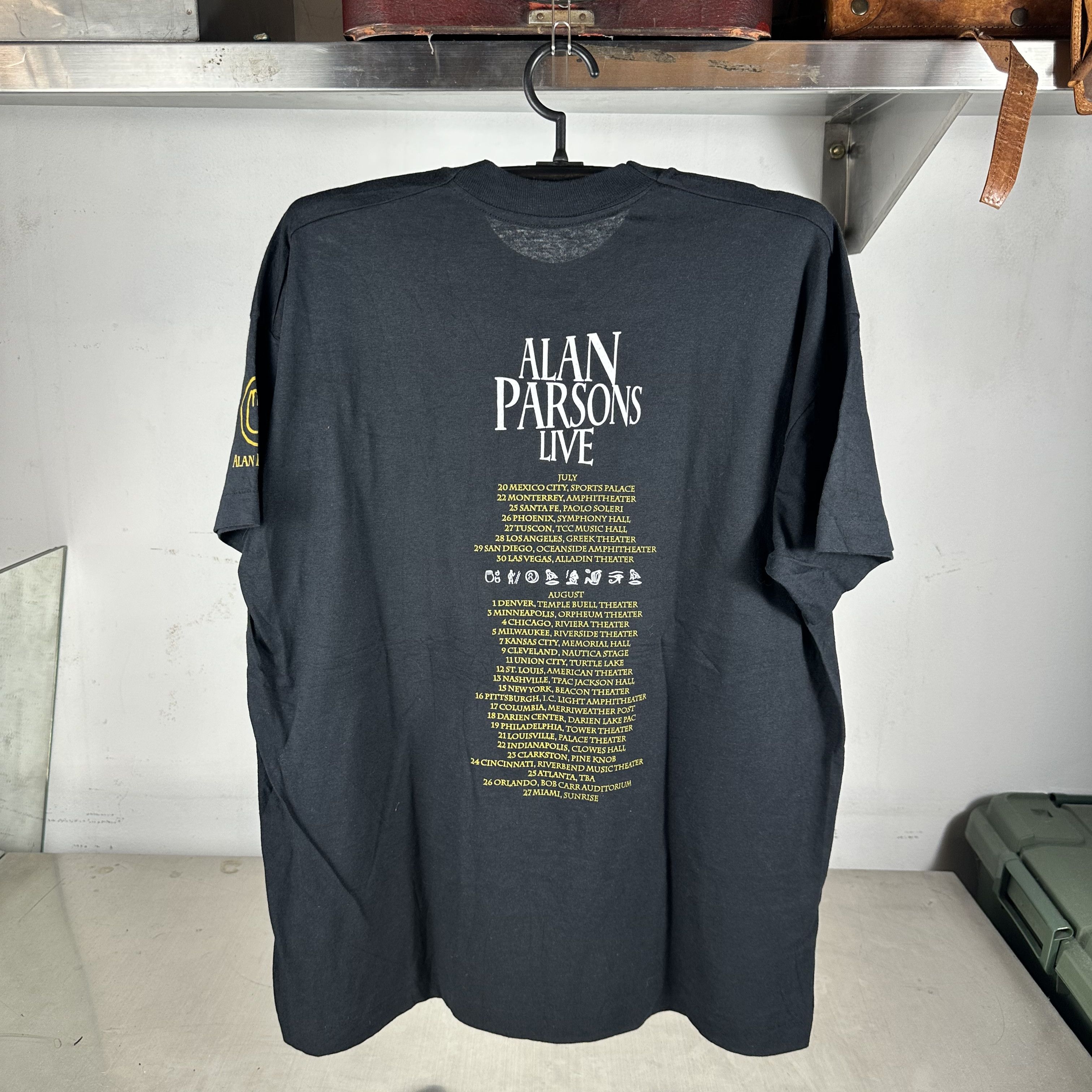 Vintage ​​Vintage 90s Alan Parsons Live Tour Concert ​T-shirt Size US XL / EU 56 / 4 - 3 Thumbnail