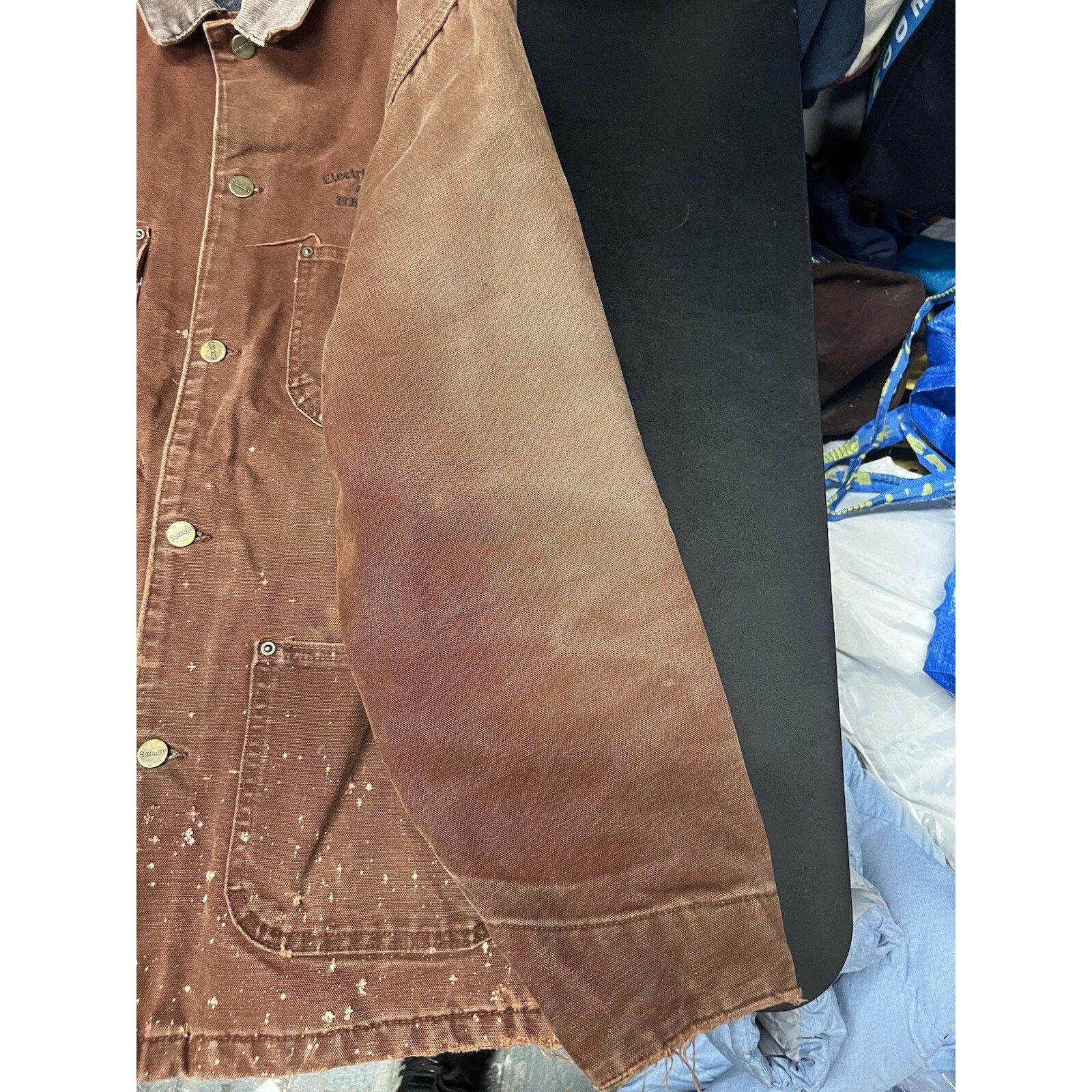 Carhartt Carhartt C02 CLY Chore Coat Large Vintage Faded Work Jacket Size US L / EU 52-54 / 3 - 18 Thumbnail