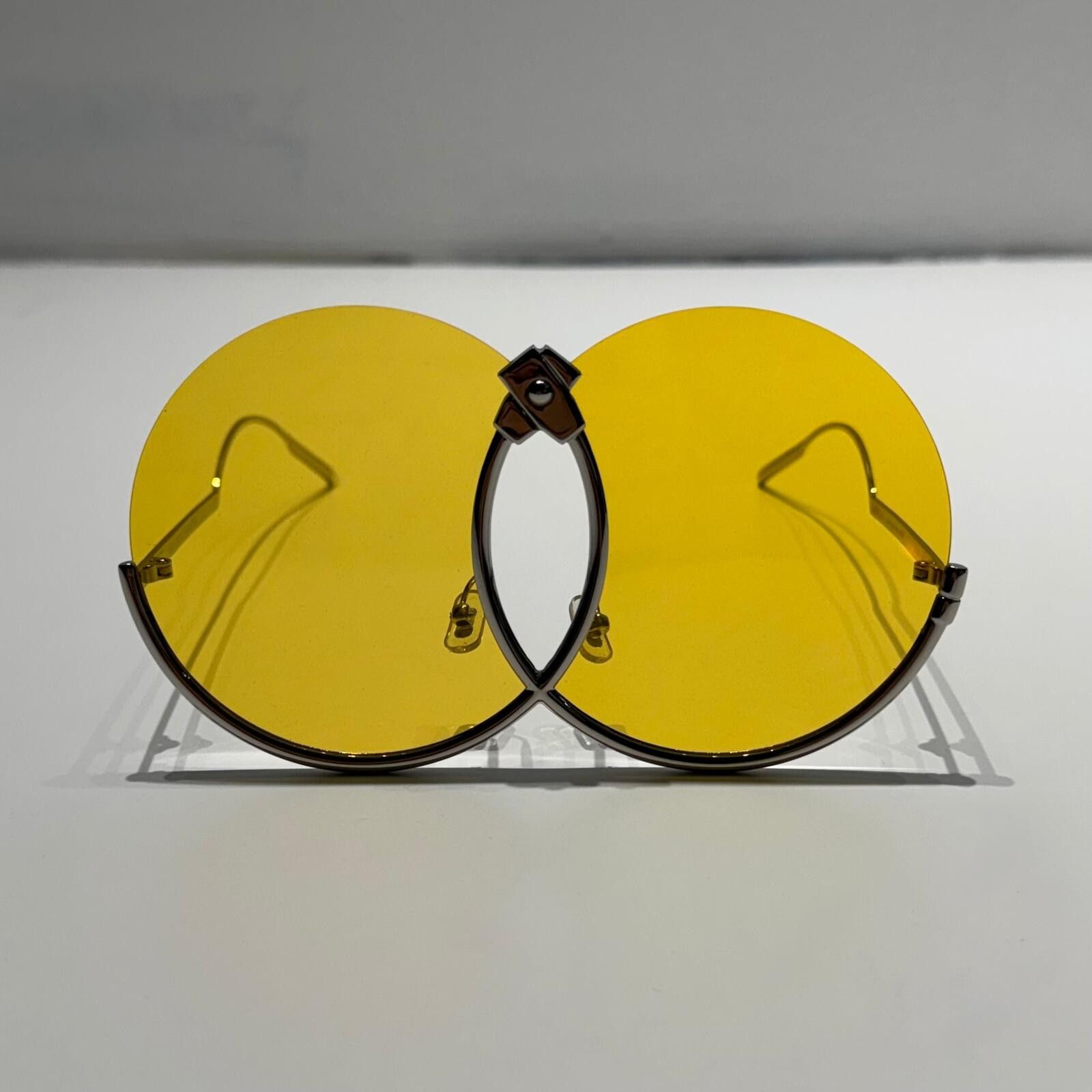 Hood By Air HoodByAir X Gentle Monster SS17 Wench 1 Glasses (Yellow) Size ONE SIZE - 2 Thumbnail