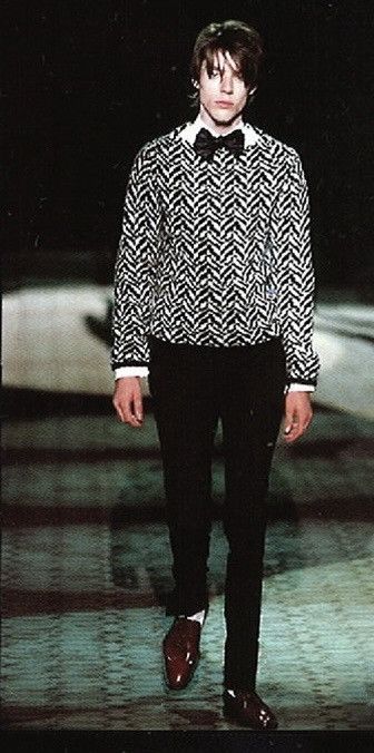 Gucci A/W 2000 Runway Knit Sweater (AW00/FW00, Tom Ford) Size US M / EU 48-50 / 2 - 6 Thumbnail