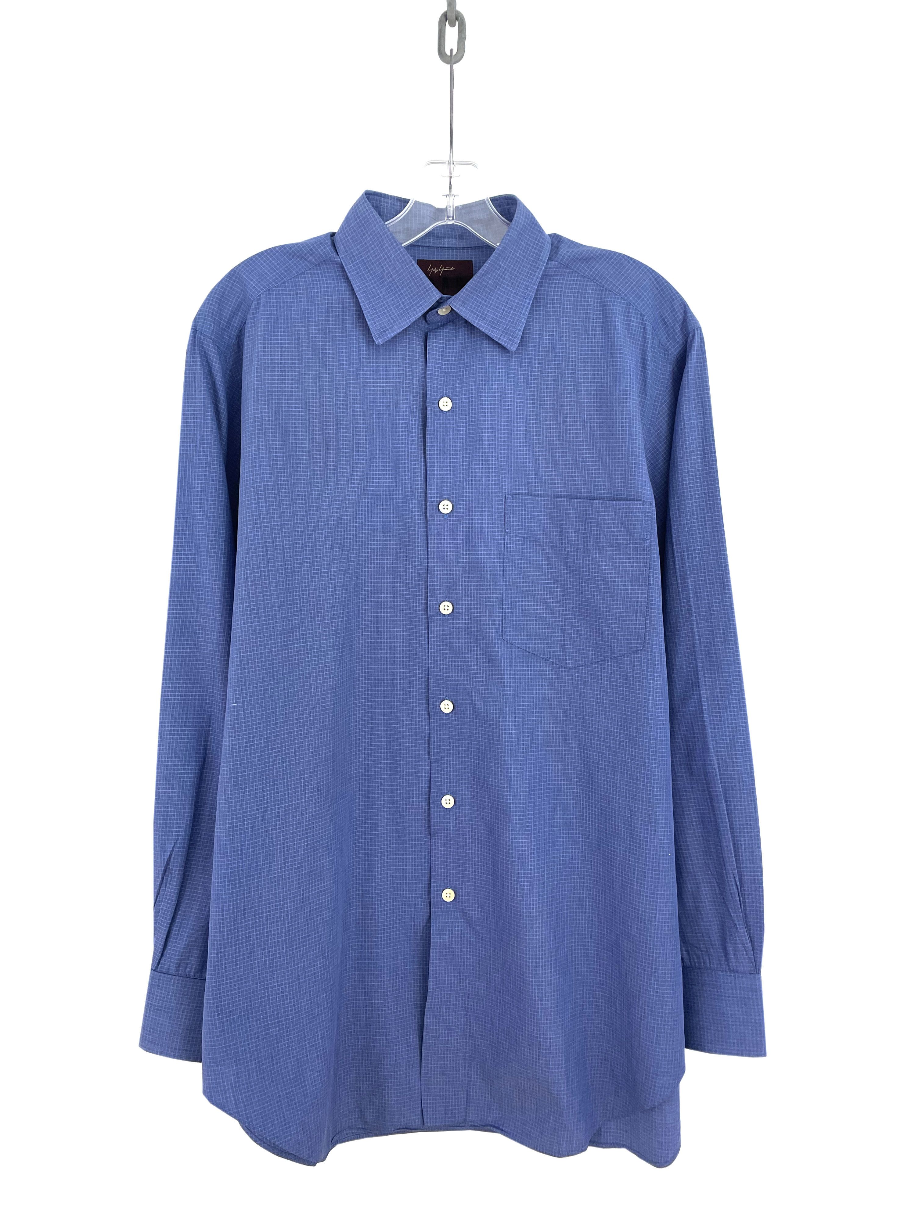 Yohji Yamamoto Against All Risks Checkered Shirt Size US L / EU 52-54 / 3 - 1 Thumbnail