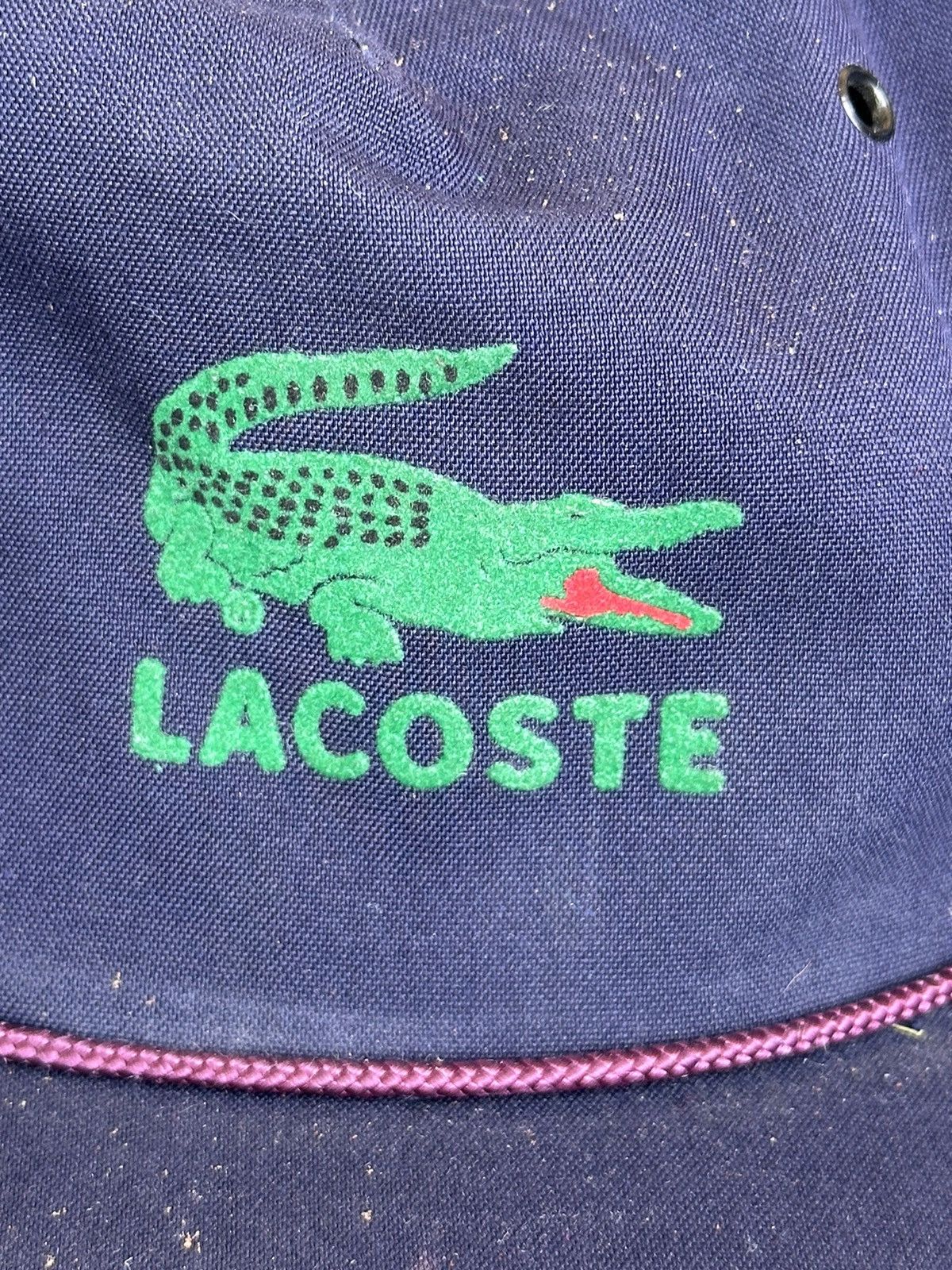 Lacoste 80s Lacoste vintage hat Size ONE SIZE - 2 Thumbnail
