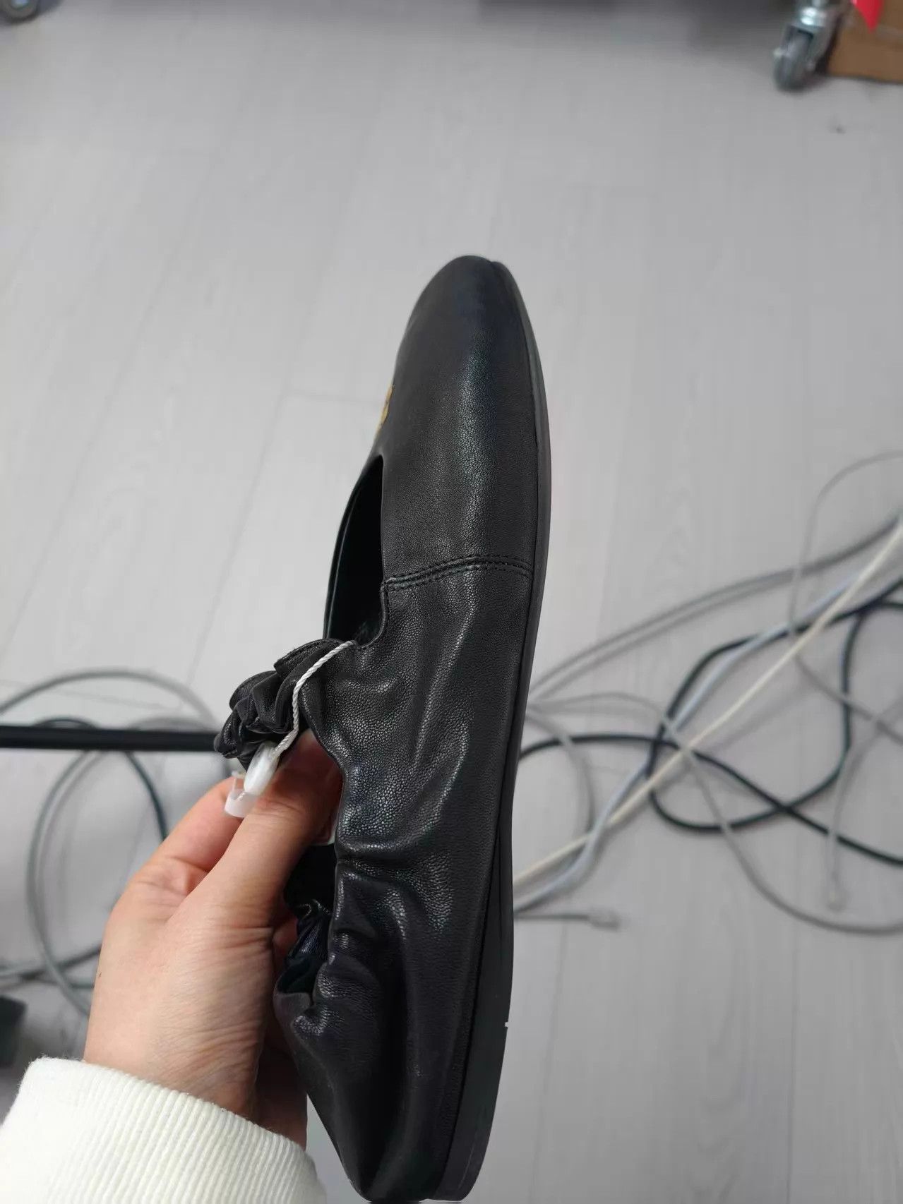 Miu Miu MIU MIU Black 37 Flat Shoes Size US 6.5 / IT 36.5 - 3 Thumbnail