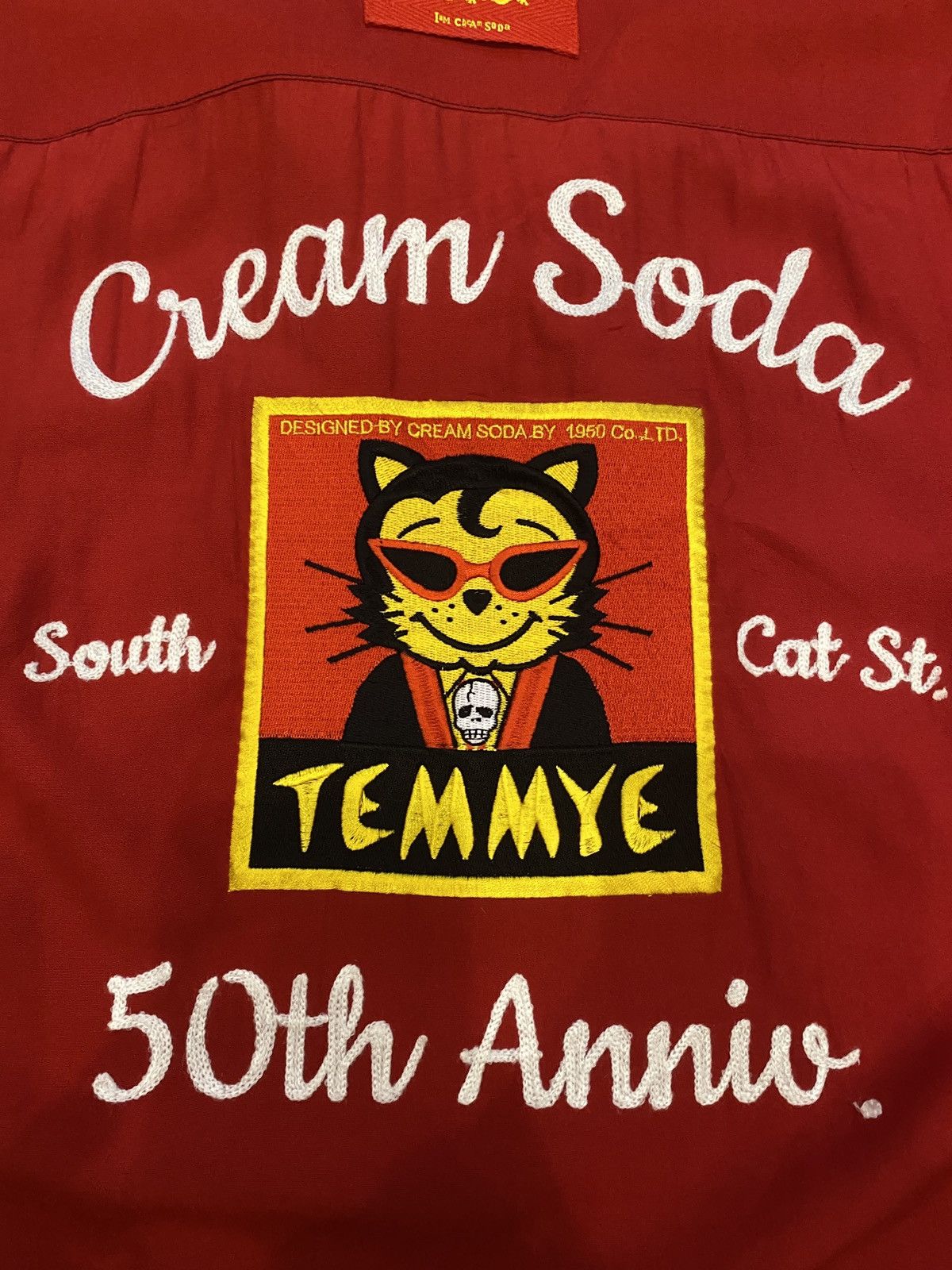 Japanese Brand Cream soda 50th Anniversary Temmye Bowling Shirt Size US M / EU 48-50 / 2 - 6 Thumbnail