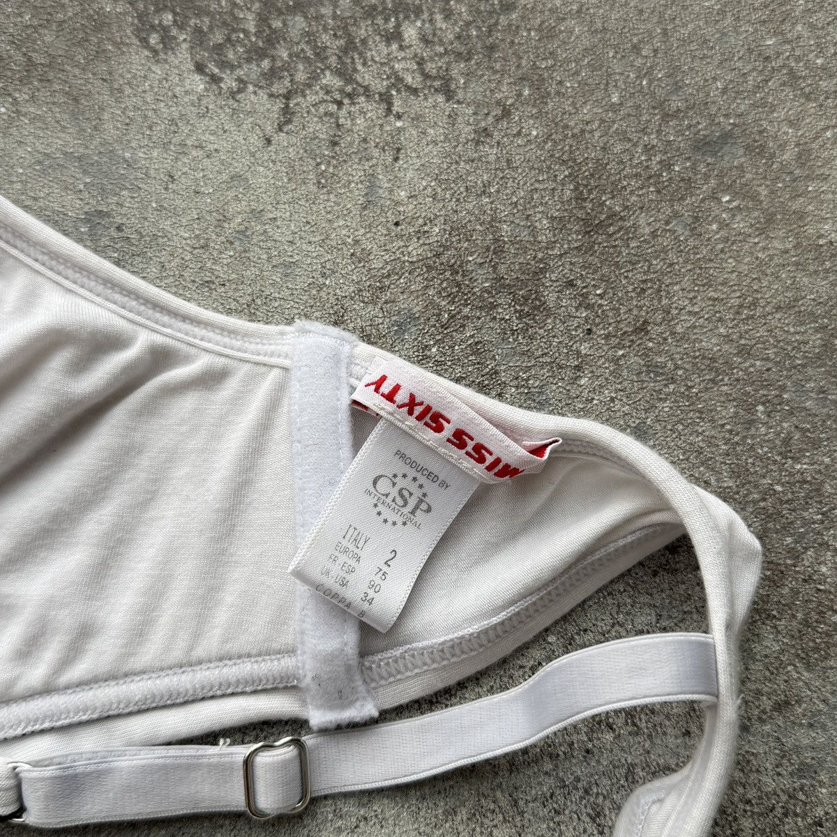 Miss Sixty Miss Sixty Vintage Y2K Bralette / Minimal Sexy Crop Bra Top Size ONE SIZE - 8 Thumbnail