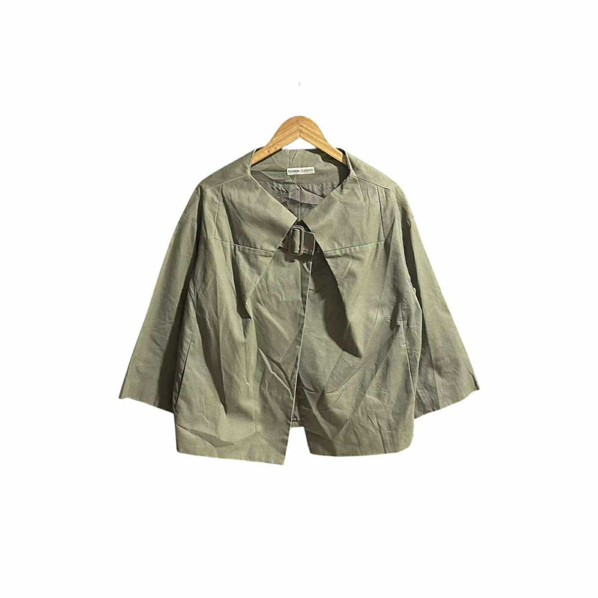 Tsumori Chisato 🔥Tsumori Chisato Issey Miyake Cropped Jacket Belted Collar Size US M / EU 48-50 / 2 - 13 Thumbnail