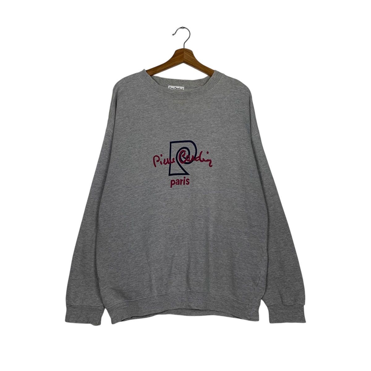Pierre Cardin Pierre Cardin Sports Paris Big Logo Sweatshirt Size US L / EU 52-54 / 3 - 1 Thumbnail