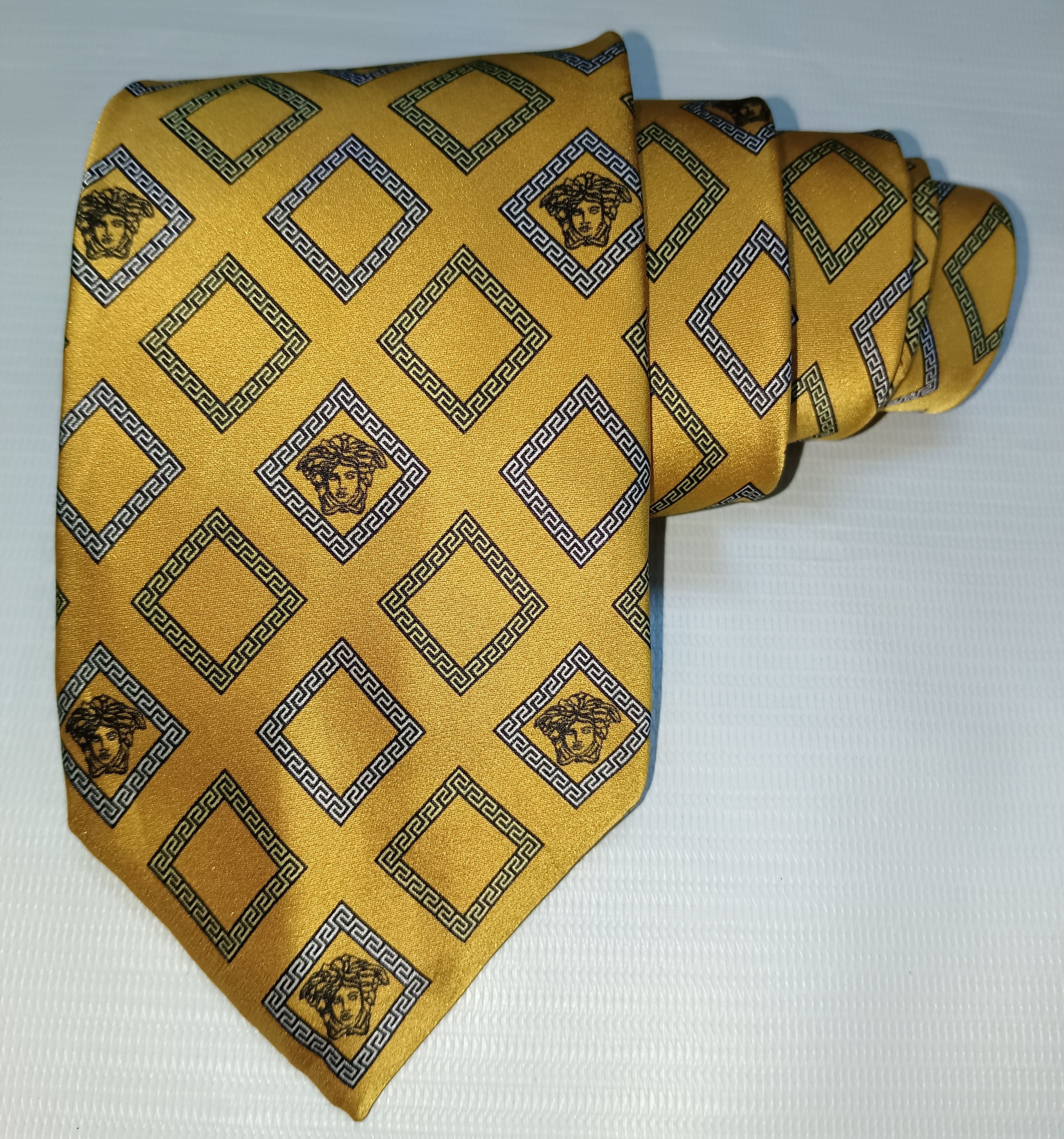 Versace Vintage Gianni Versace Gold Baroque Ties Size ONE SIZE - 6 Thumbnail