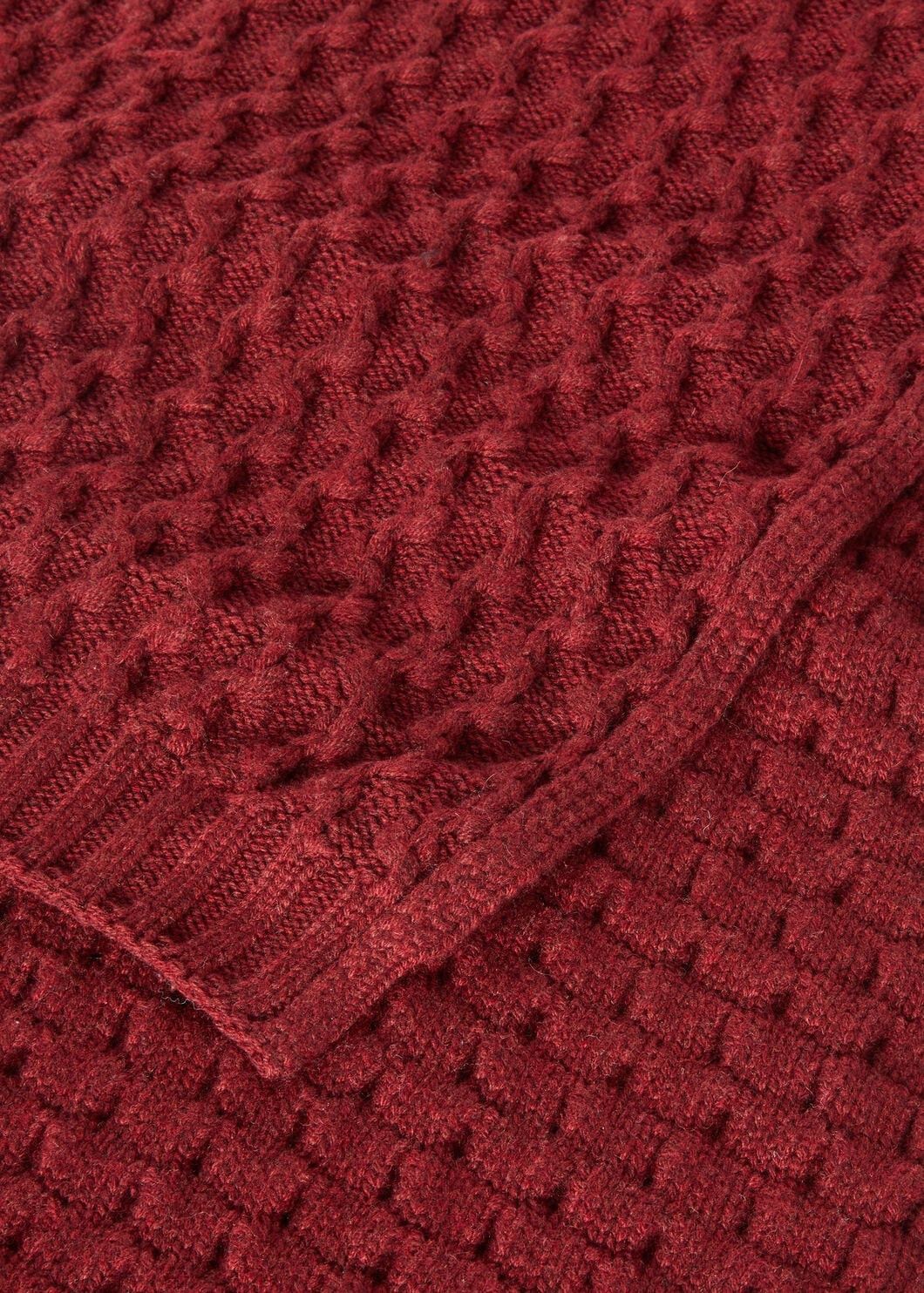 Loro Piana o1w1db10725 FAO5148 Size: OS / Vallé Scarf in Dark Red Size ONE SIZE - 3 Thumbnail