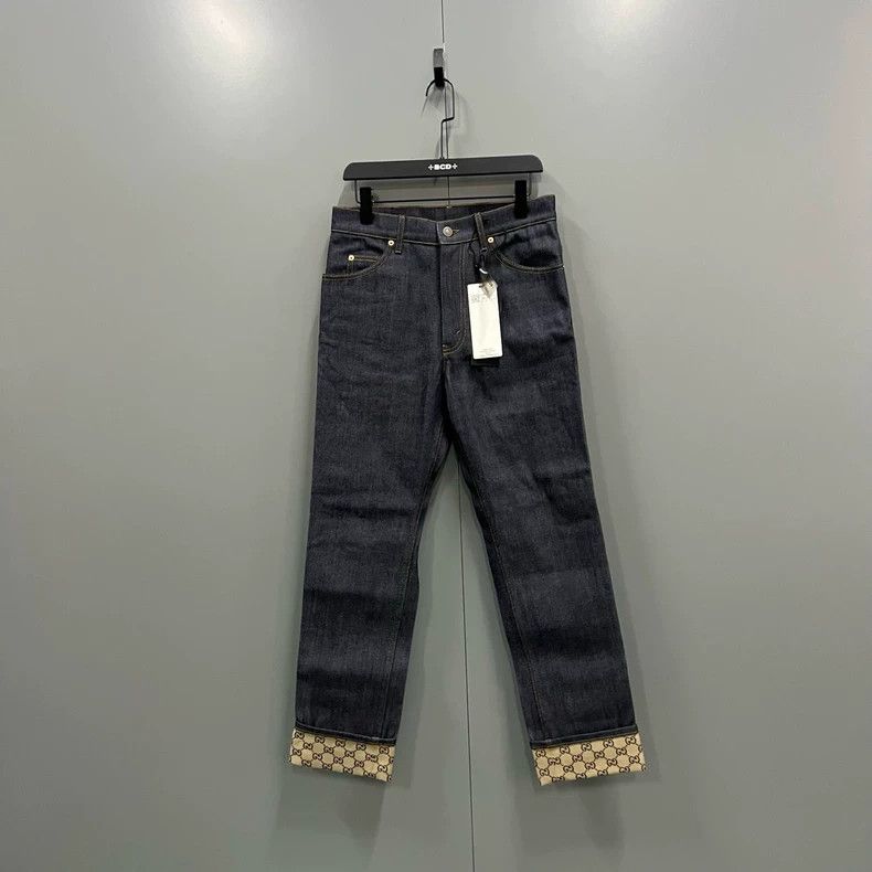 Gucci Gucci Blue Denim Pants 30 Size New-dmc Size US 30 / EU 46 - 1 Thumbnail