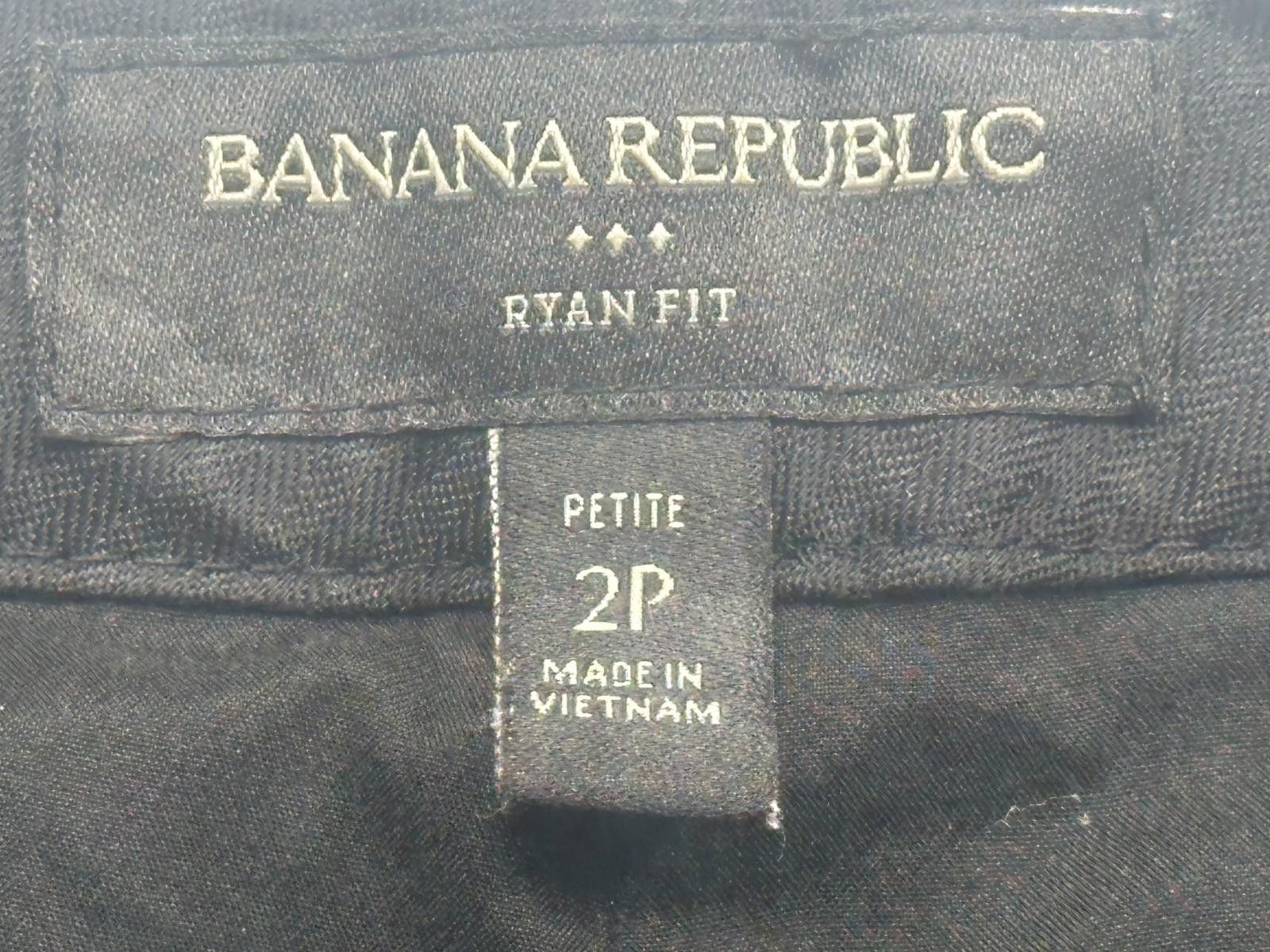Banana Republic Banana Republic Petite Ryan Polyester Wool Blend Brown 2P Size 26" / US 2 / IT 38 - 6 Thumbnail