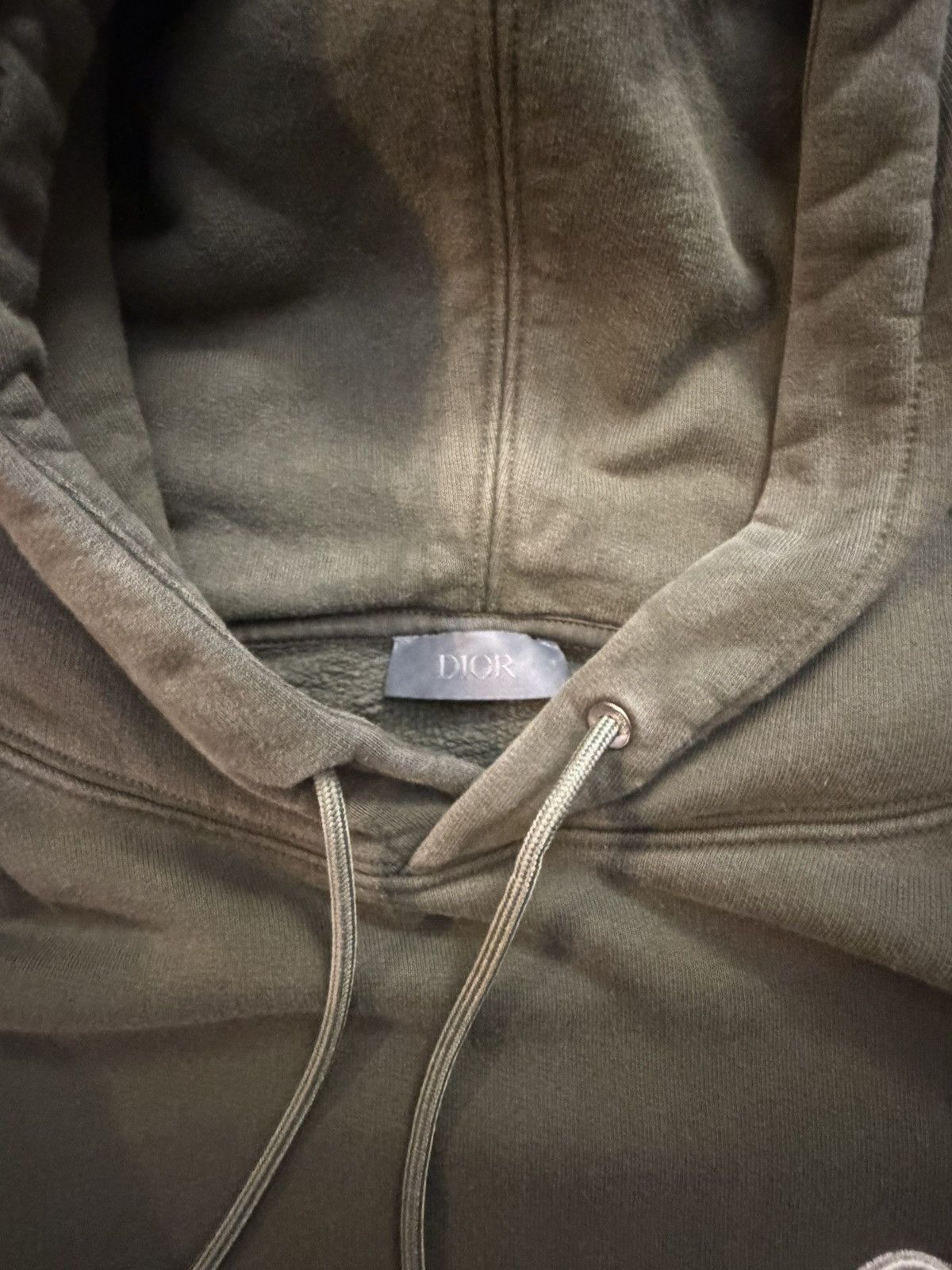 Dior Olive “CD” Dior Hoodie Size US M / EU 48-50 / 2 - 3 Thumbnail