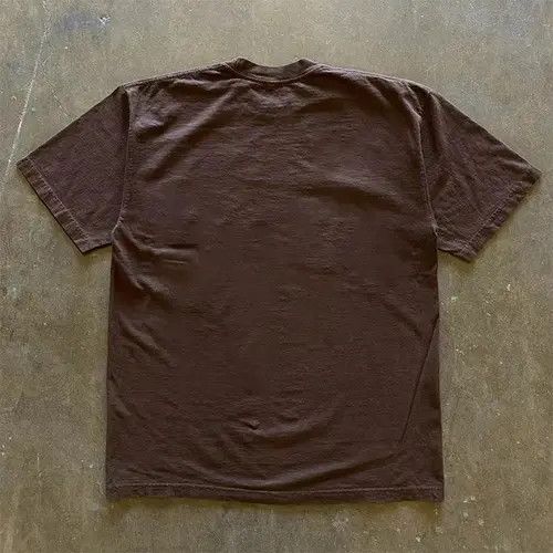 Japanese Brand Brown retro mushroom print tee Size US L / EU 52-54 / 3 - 2 Thumbnail