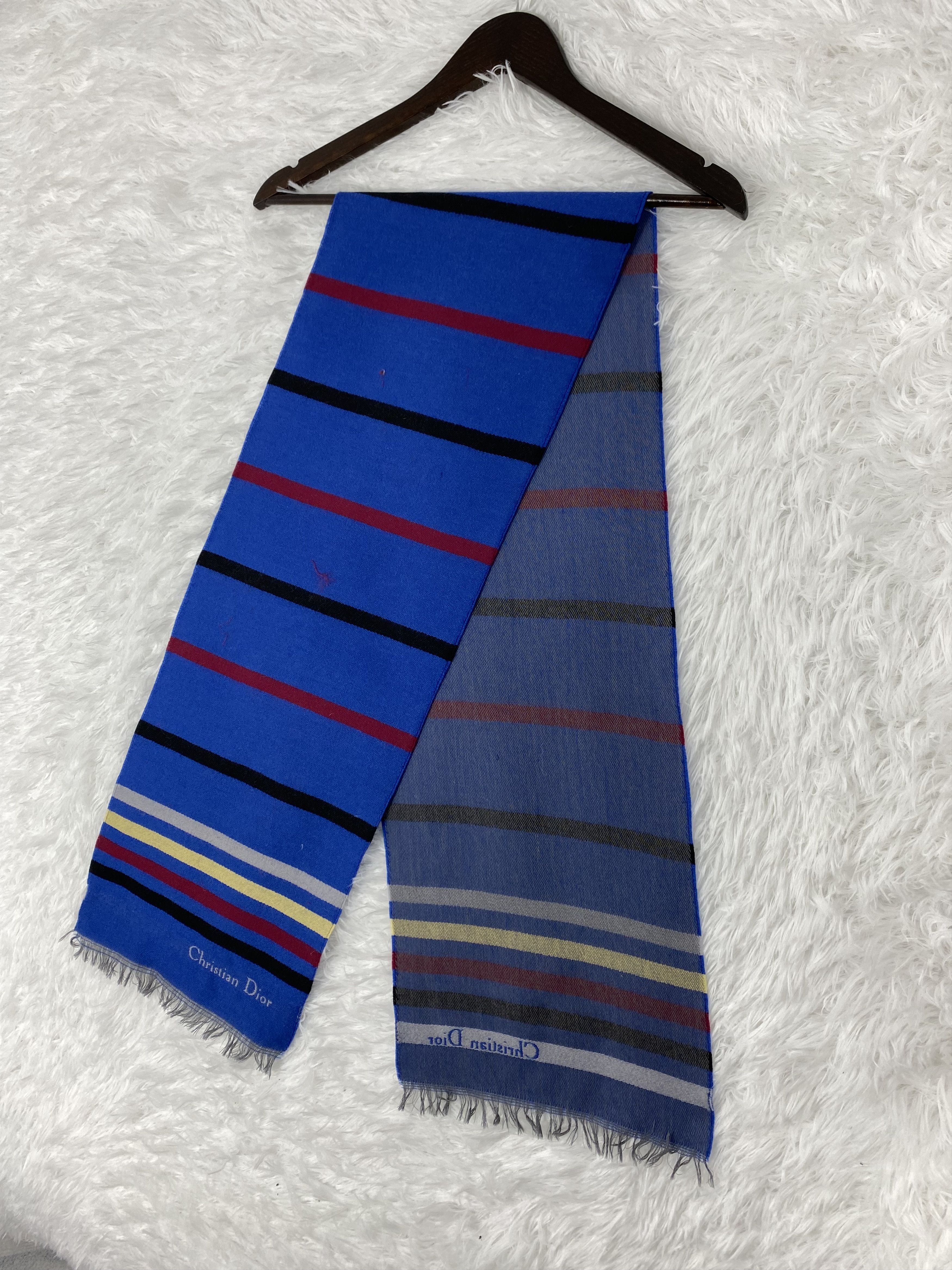 Christian Dior Monsieur Vintage Christian Dior Scarf / Muffler Neckwear PM0047 Size ONE SIZE - 3 Thumbnail