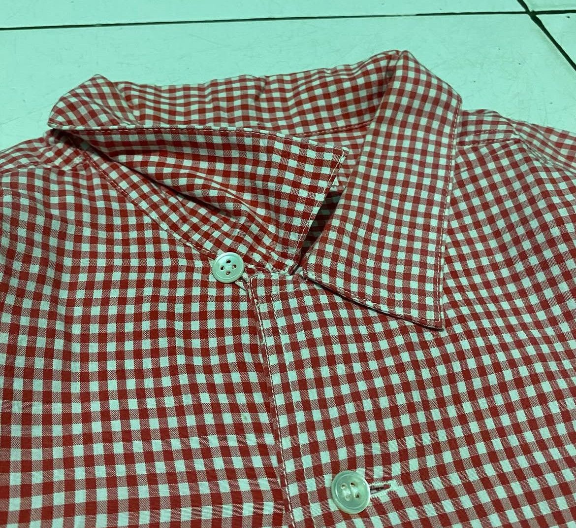 Issey Miyake 2000s Issey Miyake I.S Plaid Pocket Ls Button Shirt Size US L / EU 52-54 / 3 - 2 Thumbnail