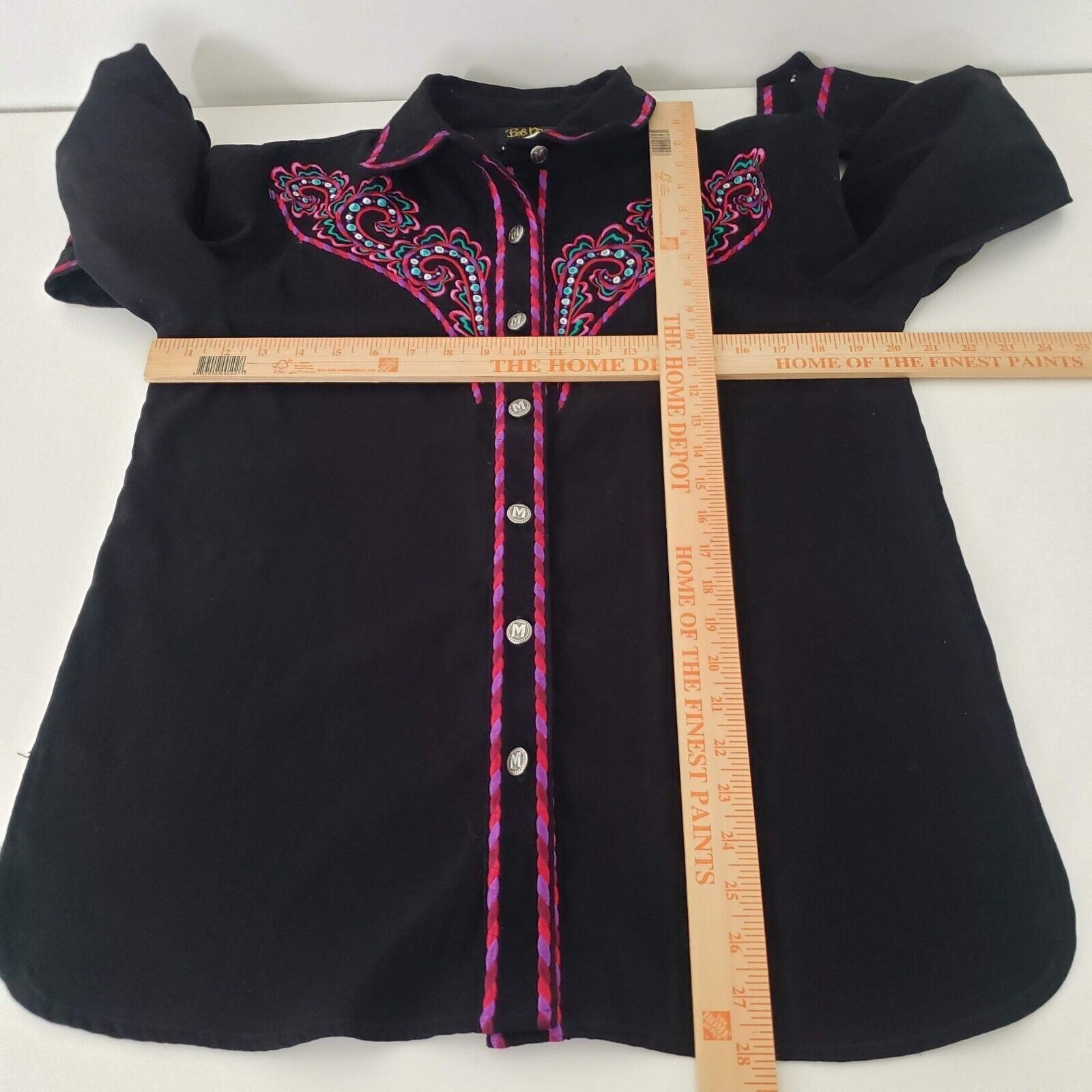 Bob Mackie Bob Mackie Wearable Art Embroidered Shirt Womens Size Small Size S / US 4 / IT 40 - 9 Thumbnail