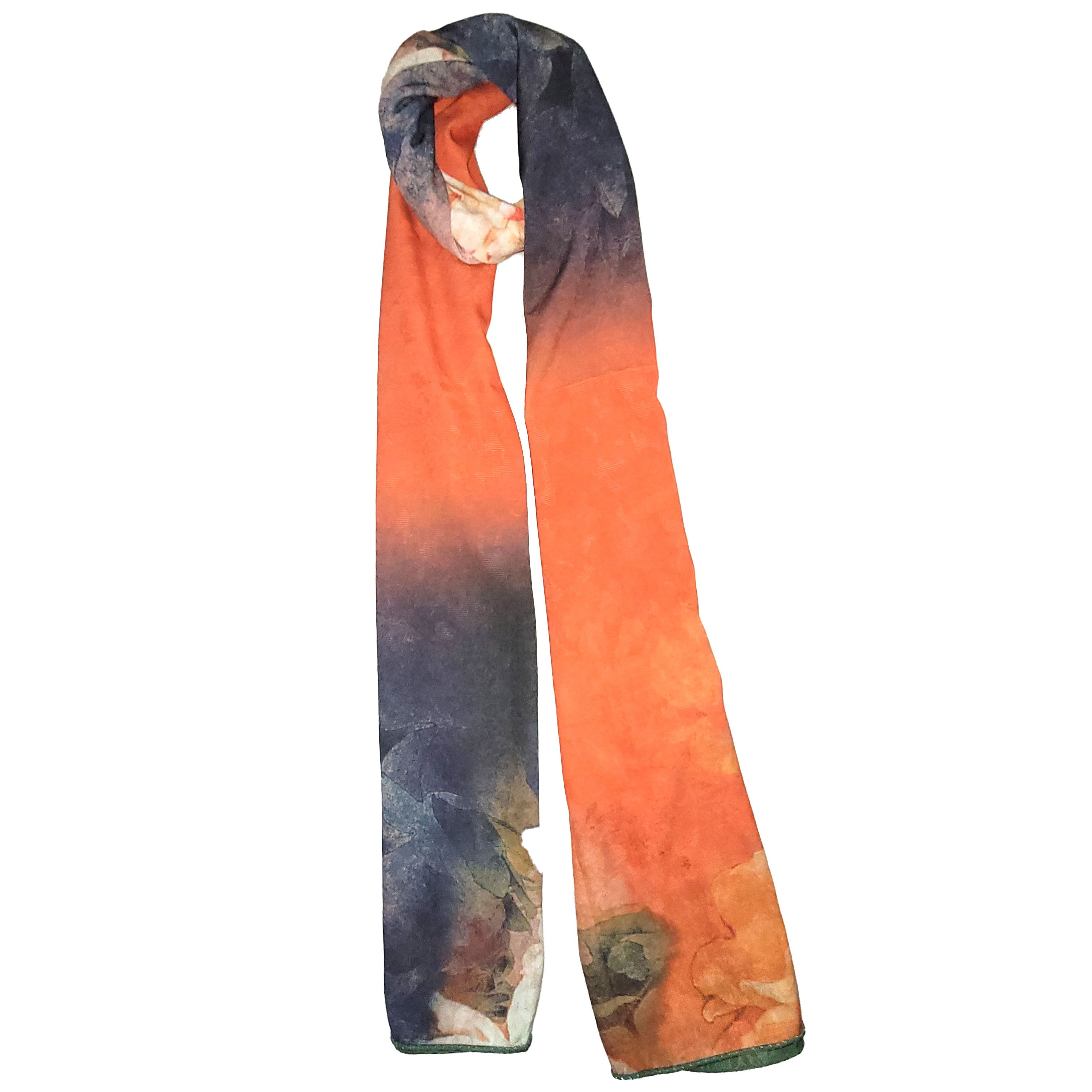 Other NWT Double-Sided Silk Scarf 27"x70" Long Rectangle Wrap 3336 Size ONE SIZE - 4 Thumbnail