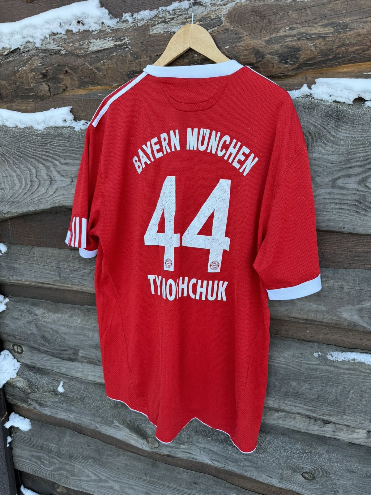 Adidas × Vintage 2009 Adidas Bayern Munich #44 Tumoshchuk vintage jersey Size US XXL / EU 58 / 5 - 8 Thumbnail