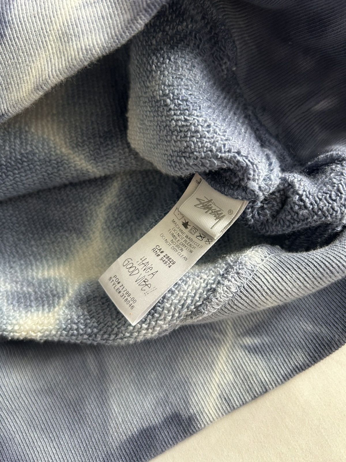Dries Van Noten × Stussy Stussy Dries Van Noten Sweatshirt Tie Dye Logo Hoodie Size US M / EU 48-50 / 2 - 8 Thumbnail