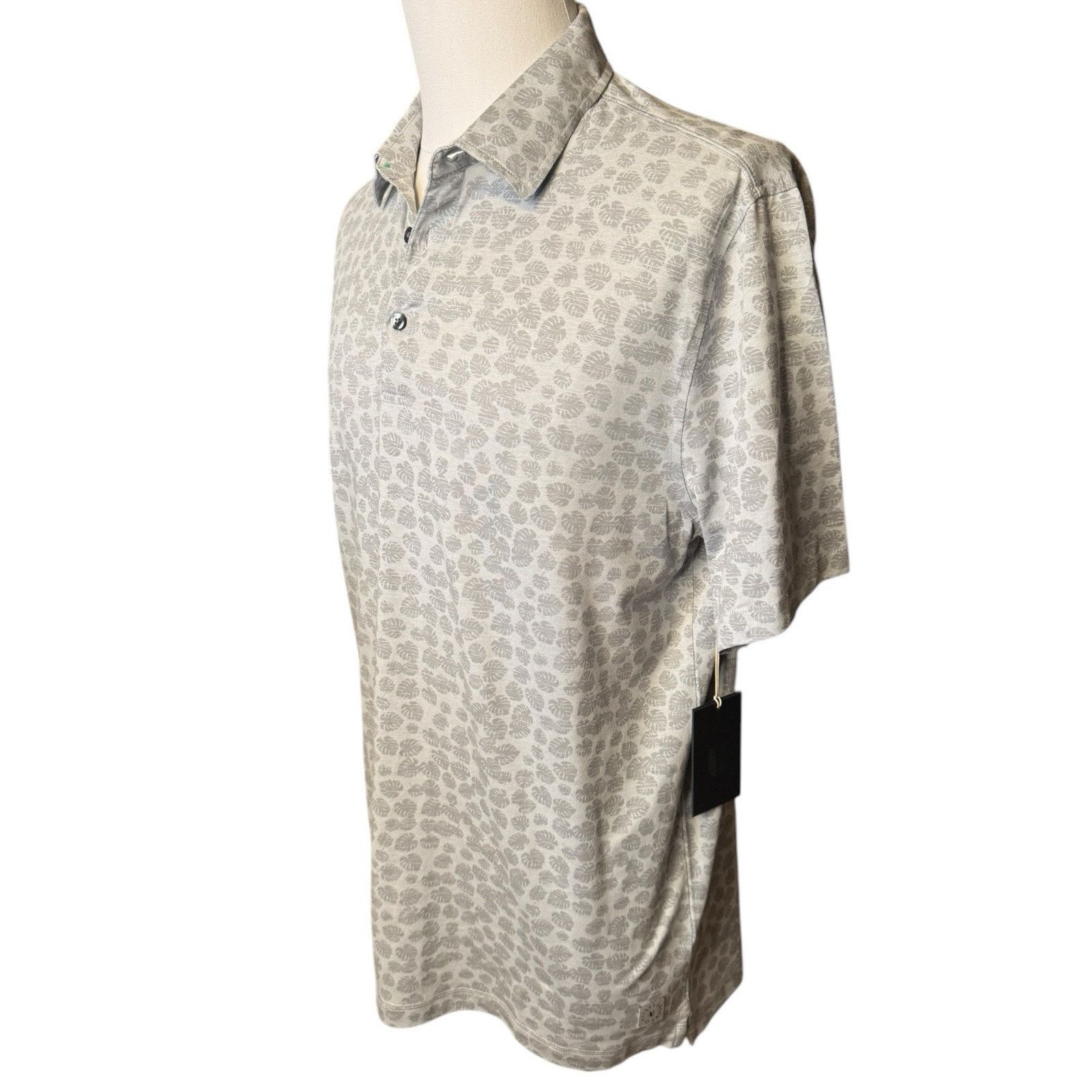 Other Linksoul NEW Golf Large Palm Leaves Polo Shirt Stretch Size US L / EU 52-54 / 3 - 3 Thumbnail