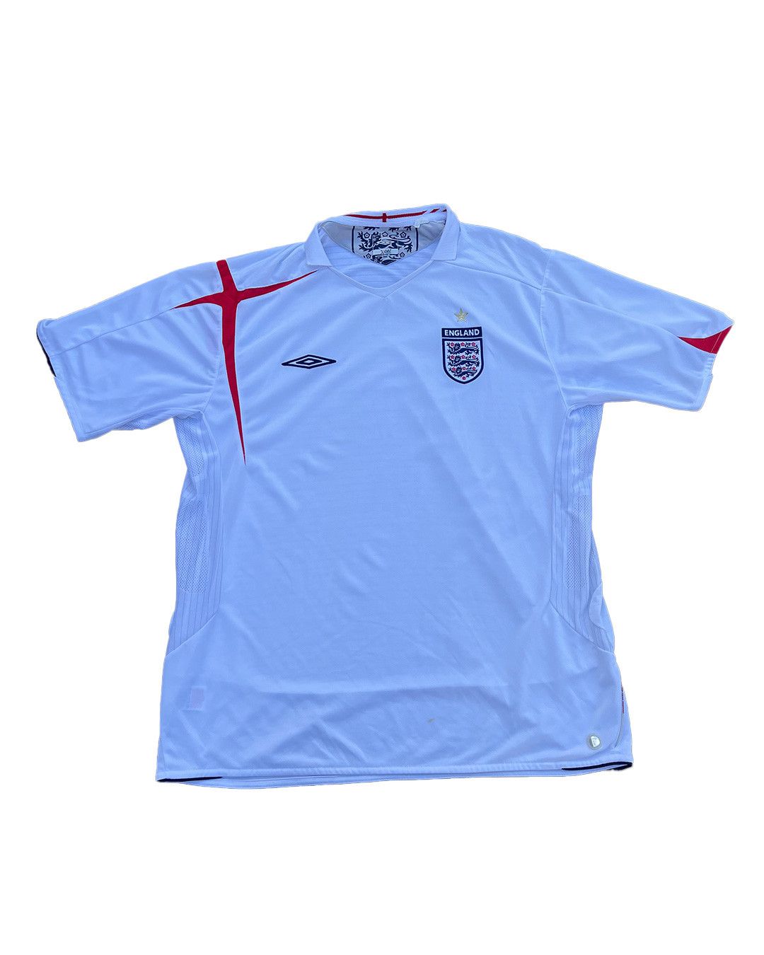 Umbro Vintage Umbro England Soccer Jersey Size US XXL / EU 58 / 5 - 1 Thumbnail