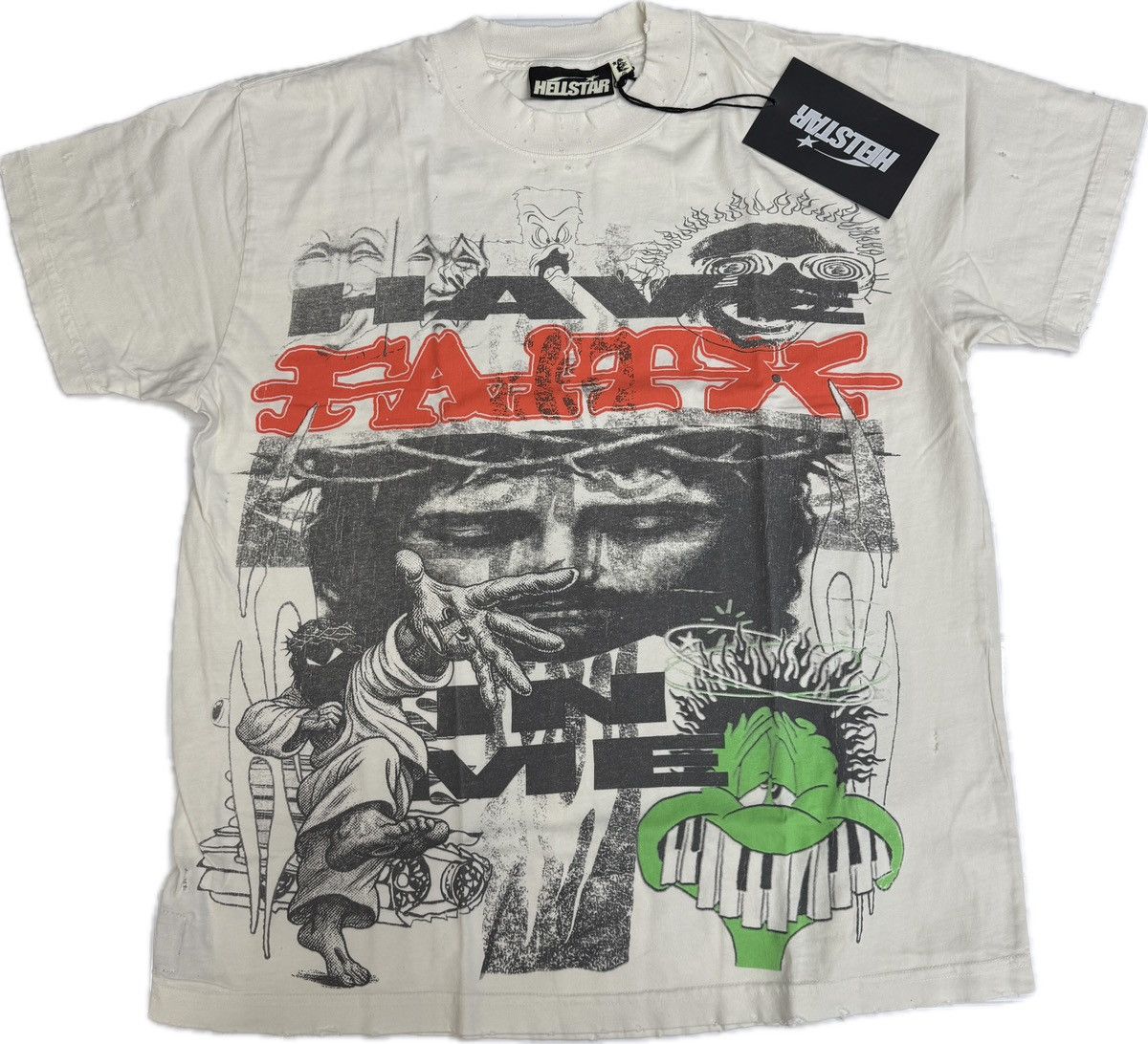 HELLSTAR Hellstar Have Faith T-shirt Size US S / EU 44-46 / 1 - 1 Thumbnail