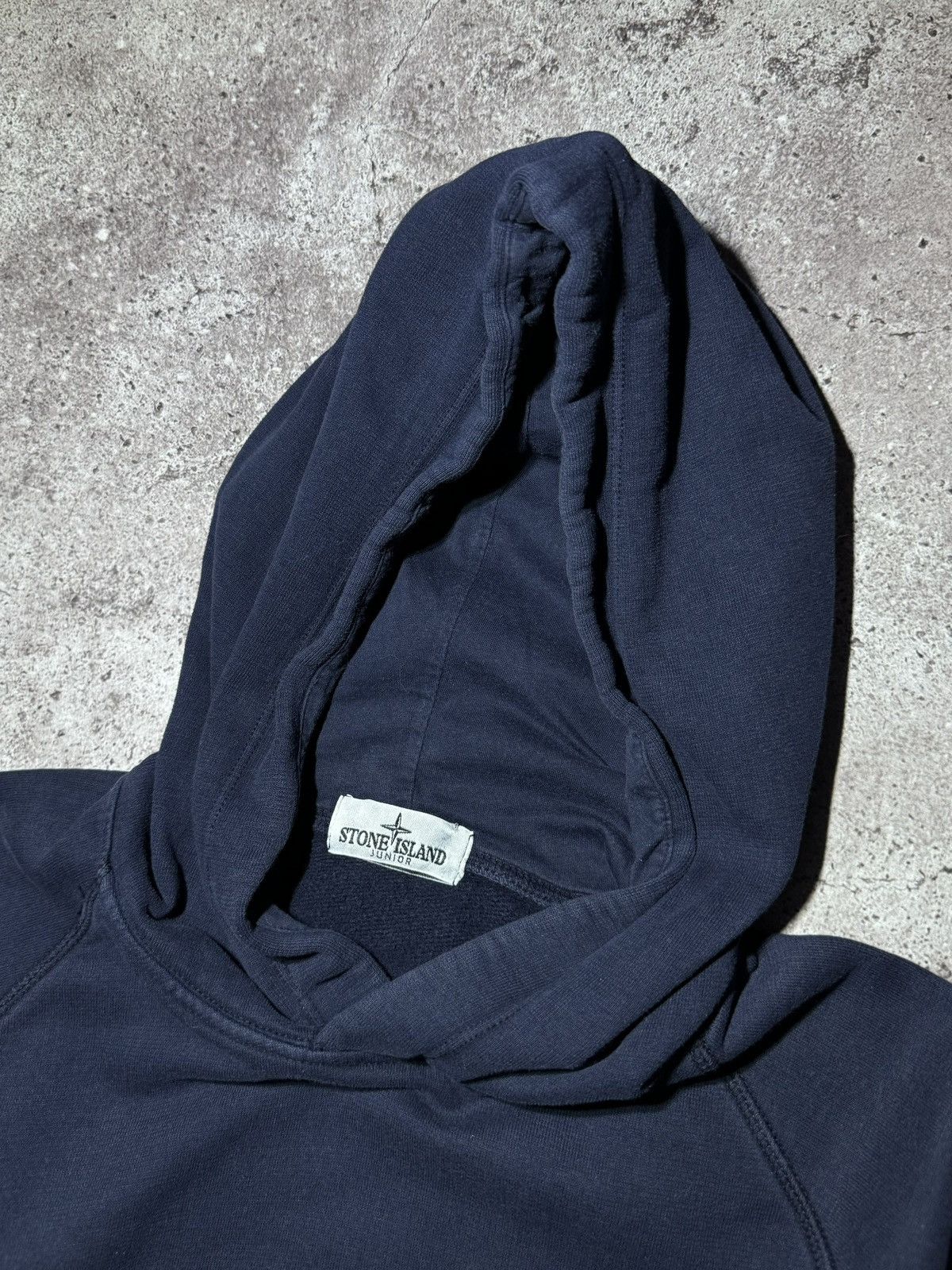 Massimo Osti × Stone Island Stone Island Junior Size S (14 Years) Vintage Blue Hoodie Size US S / EU 44-46 / 1 - 13 Thumbnail