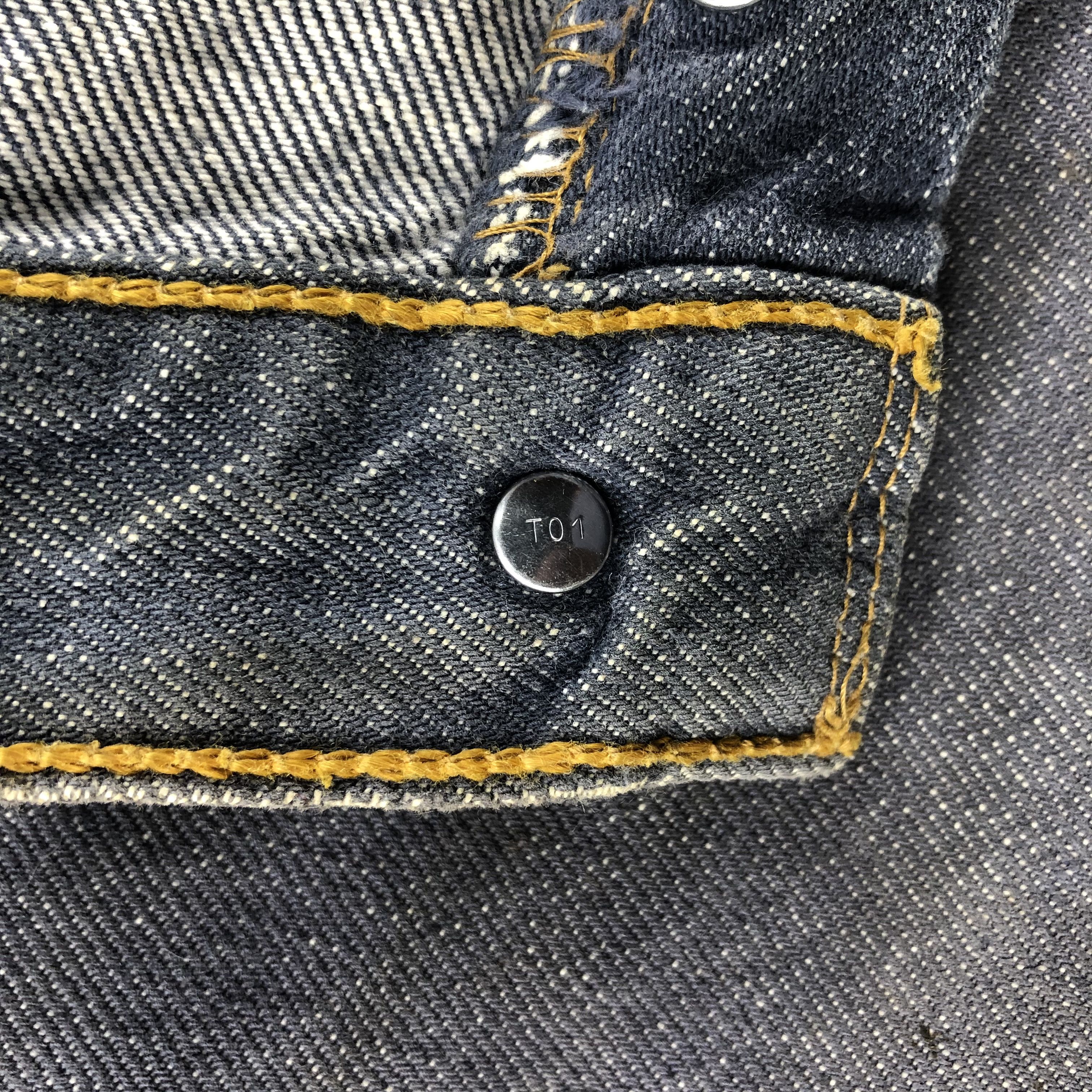 Levi's × Vintage Vintage 90s Levis 501 Distress Jeans-JM2434 Size US 30 / EU 46 - 13 Thumbnail