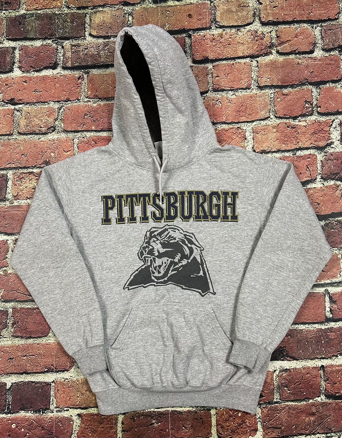 NCAA Vintage Pitt Panthers Y2K Hoodie Sweatshirt Pittsburgh Size US M / EU 48-50 / 2 - 1 Thumbnail